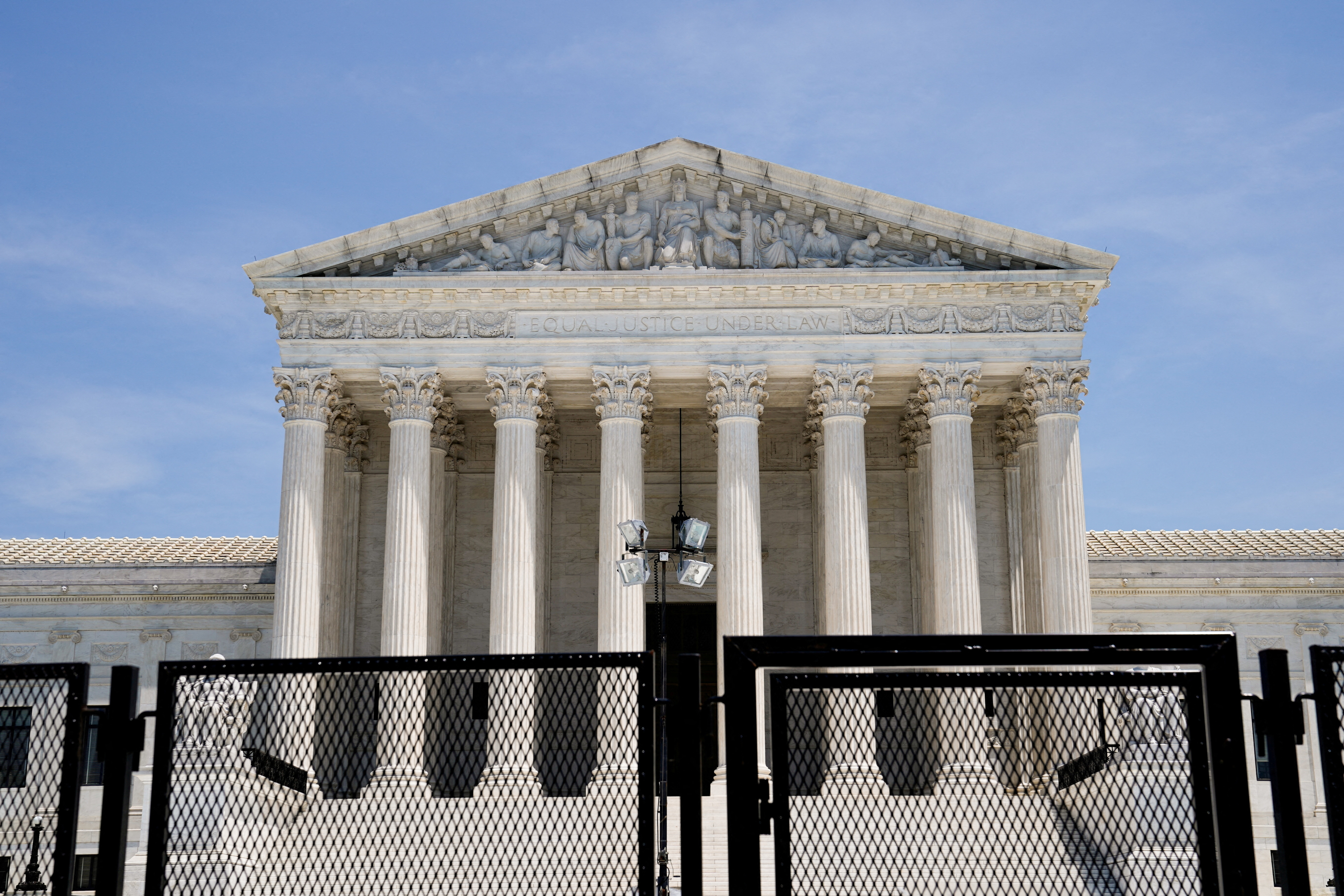 The U.S. Supreme Court building is seen in Washington
