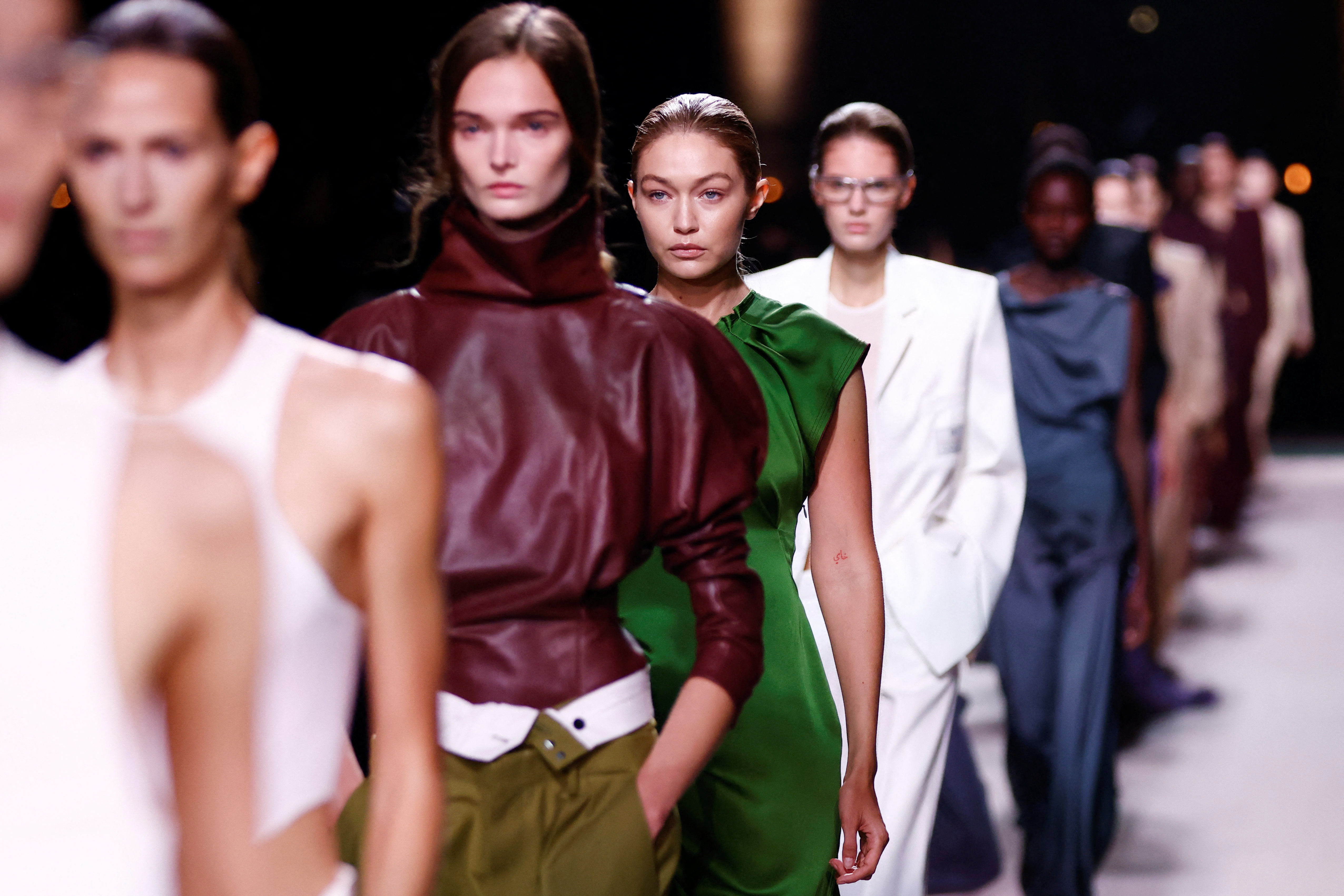 Victoria Beckham Spring/Summer 2025 collection at Paris Fashion Week