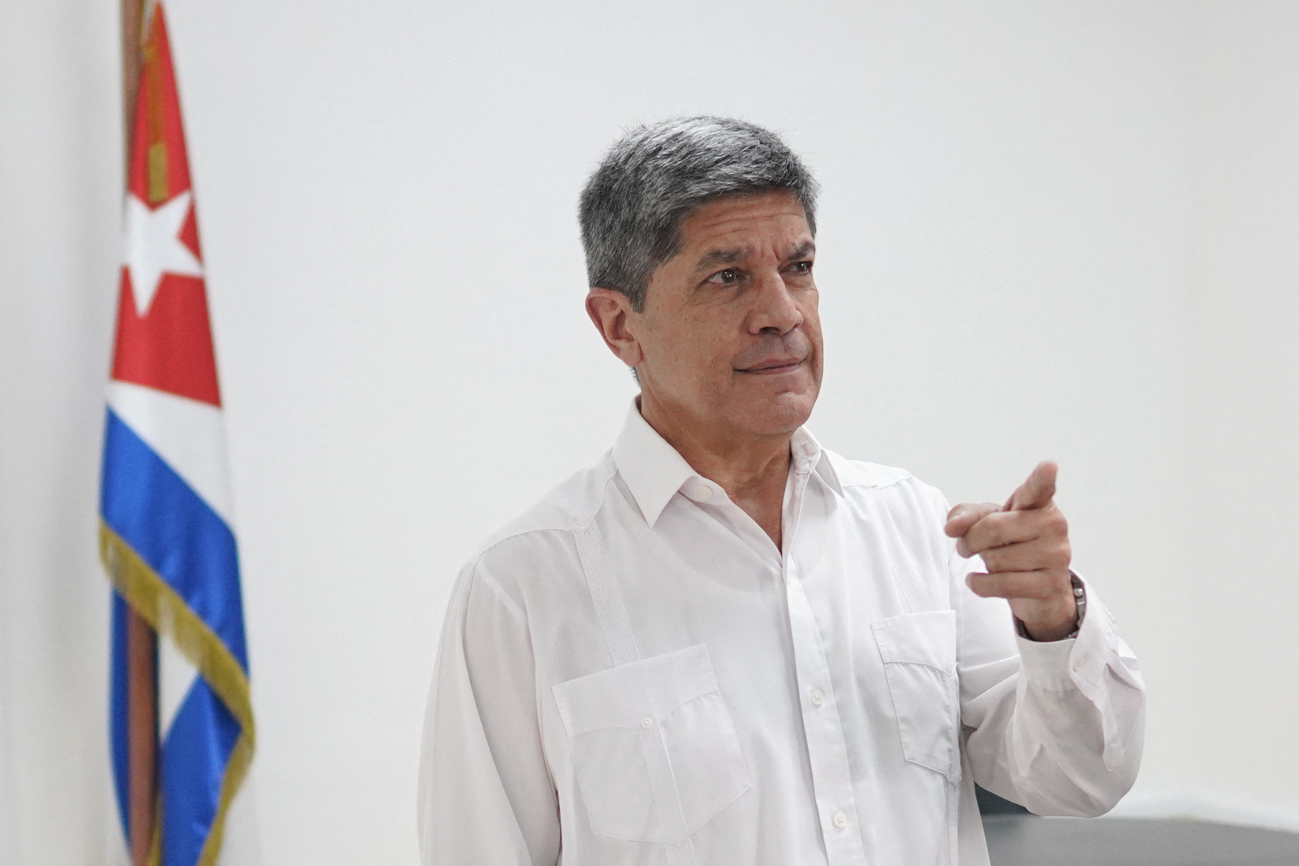 Cuba's Deputy Minister of Foreign Affairs Carlos Fernandez de Cossio speaks with Reuters in Havana