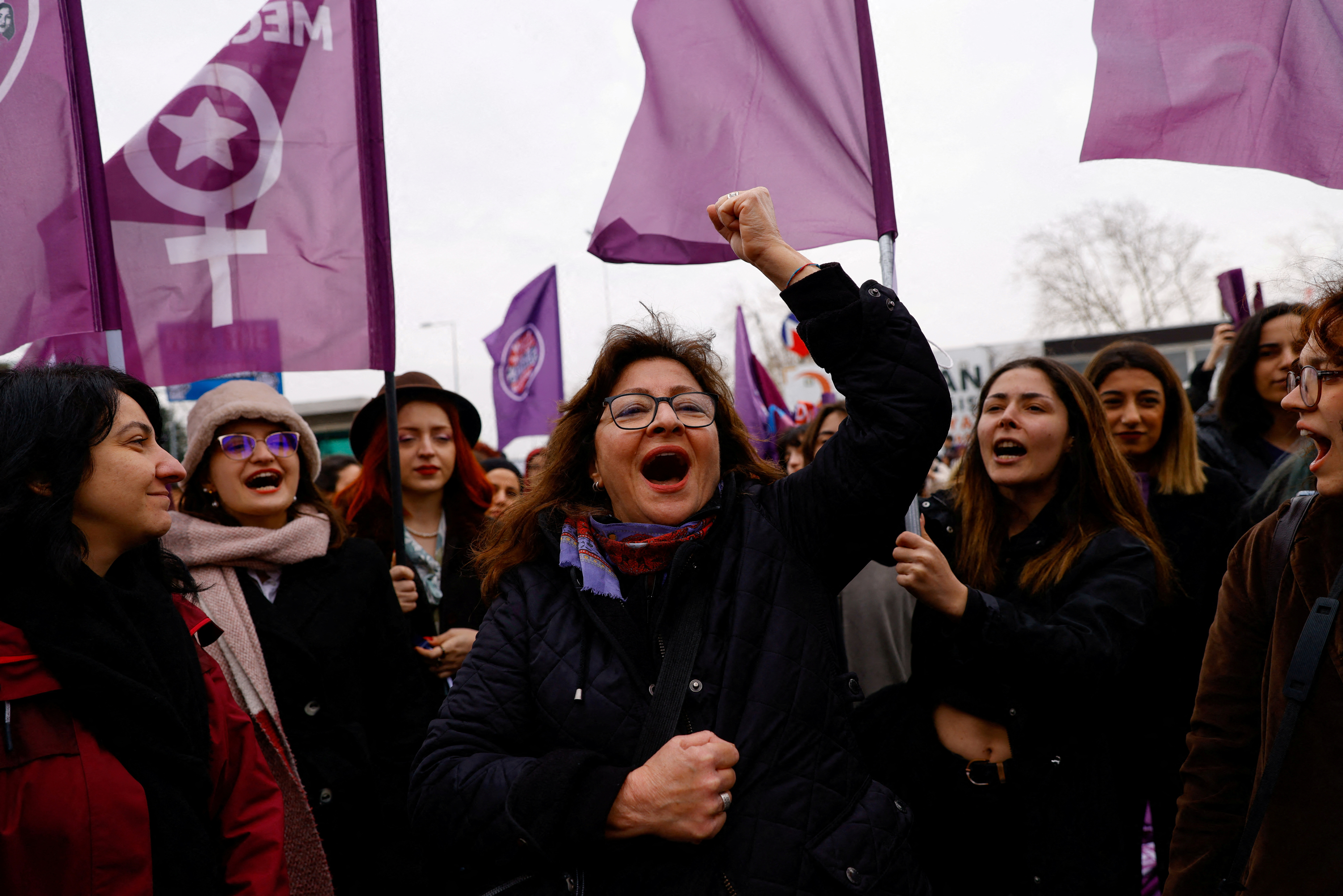 International Women's Day celebrations take place in Moscow and Seoul 