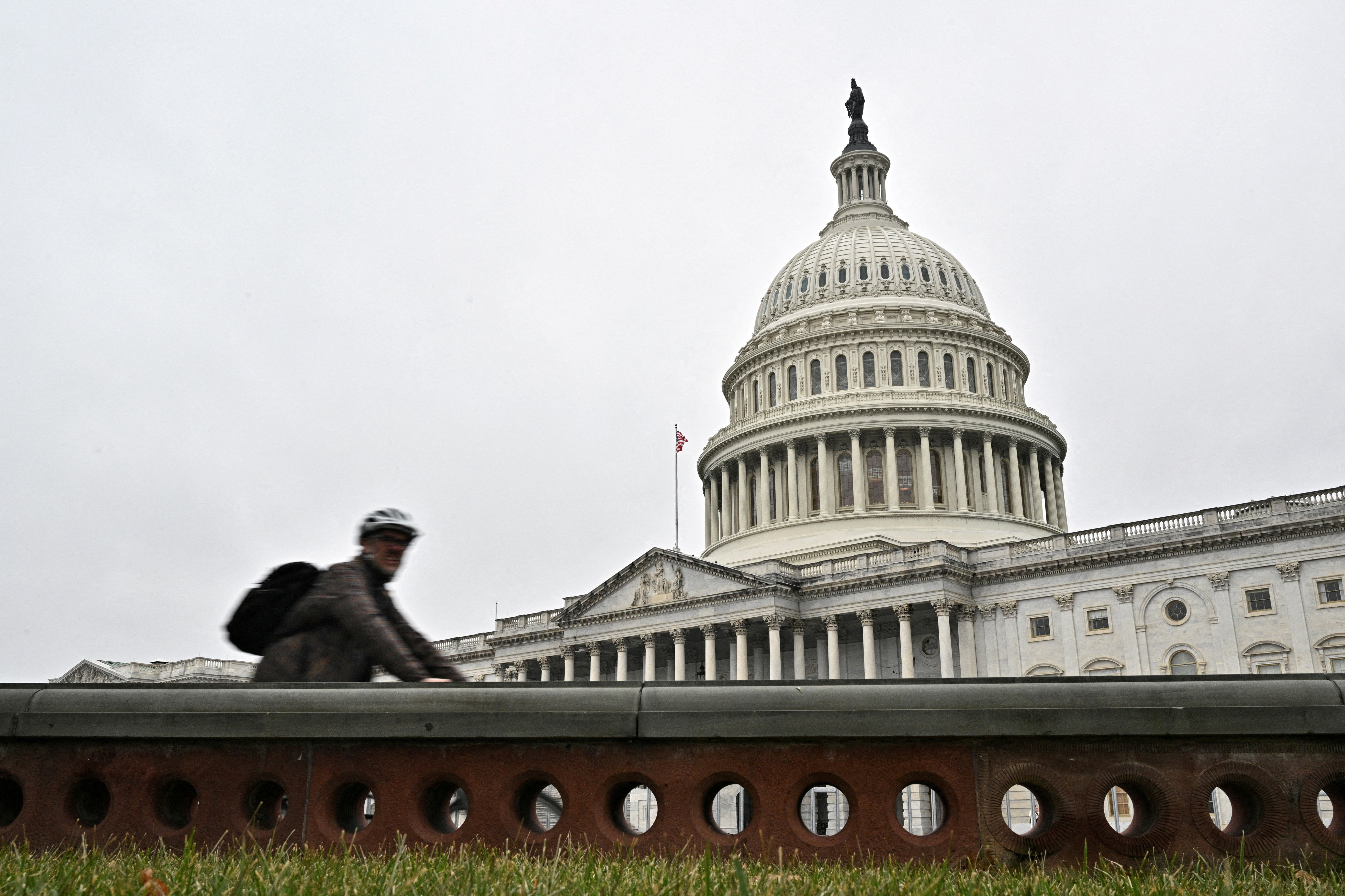 Ein Blick auf das US-Kapitol in Washington