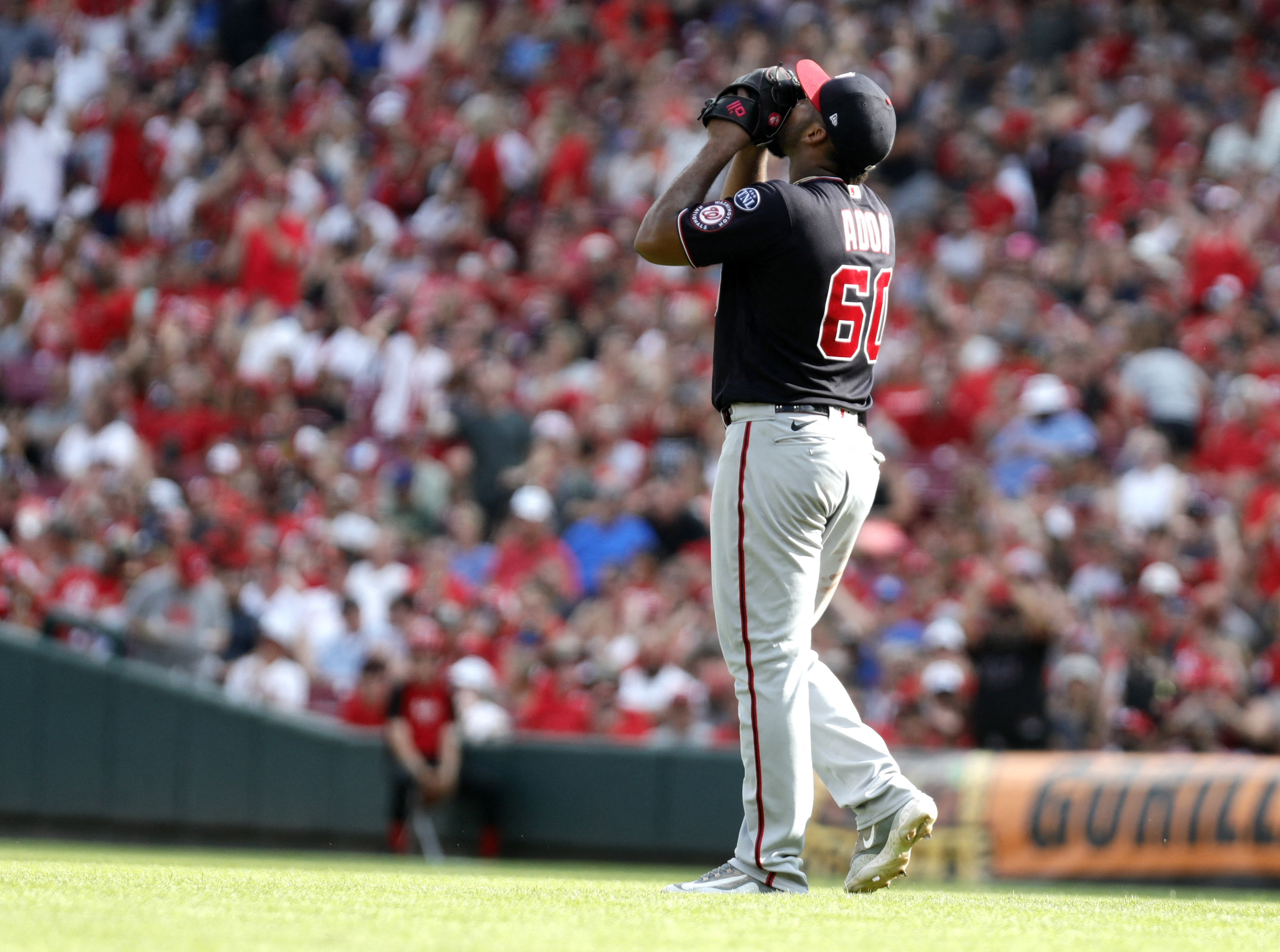 Adon retires first 17 batters as the Nationals send the sloppy