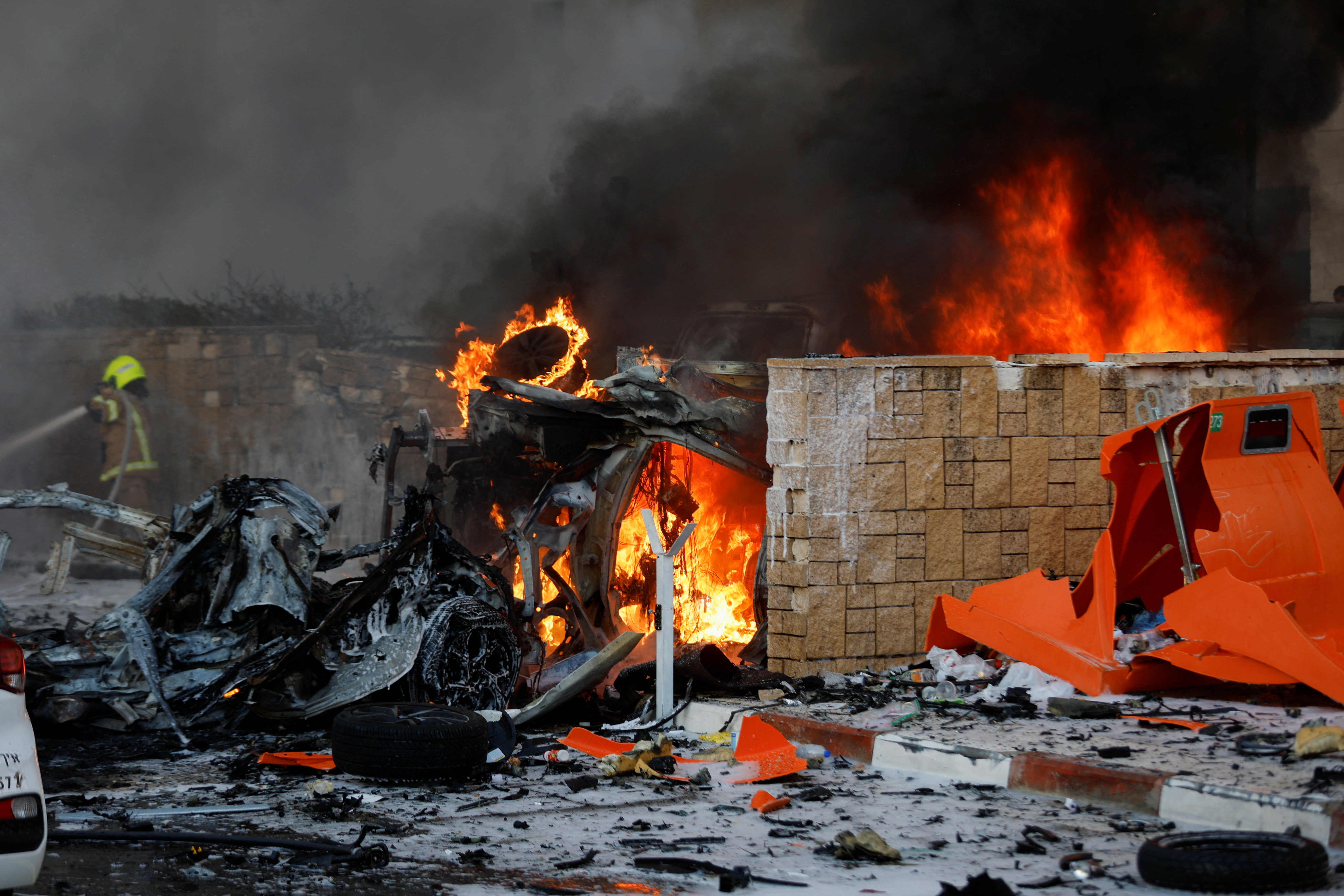 In pictures: Israel 'at war' as Hamas gunmen launch attack from Gaza ...
