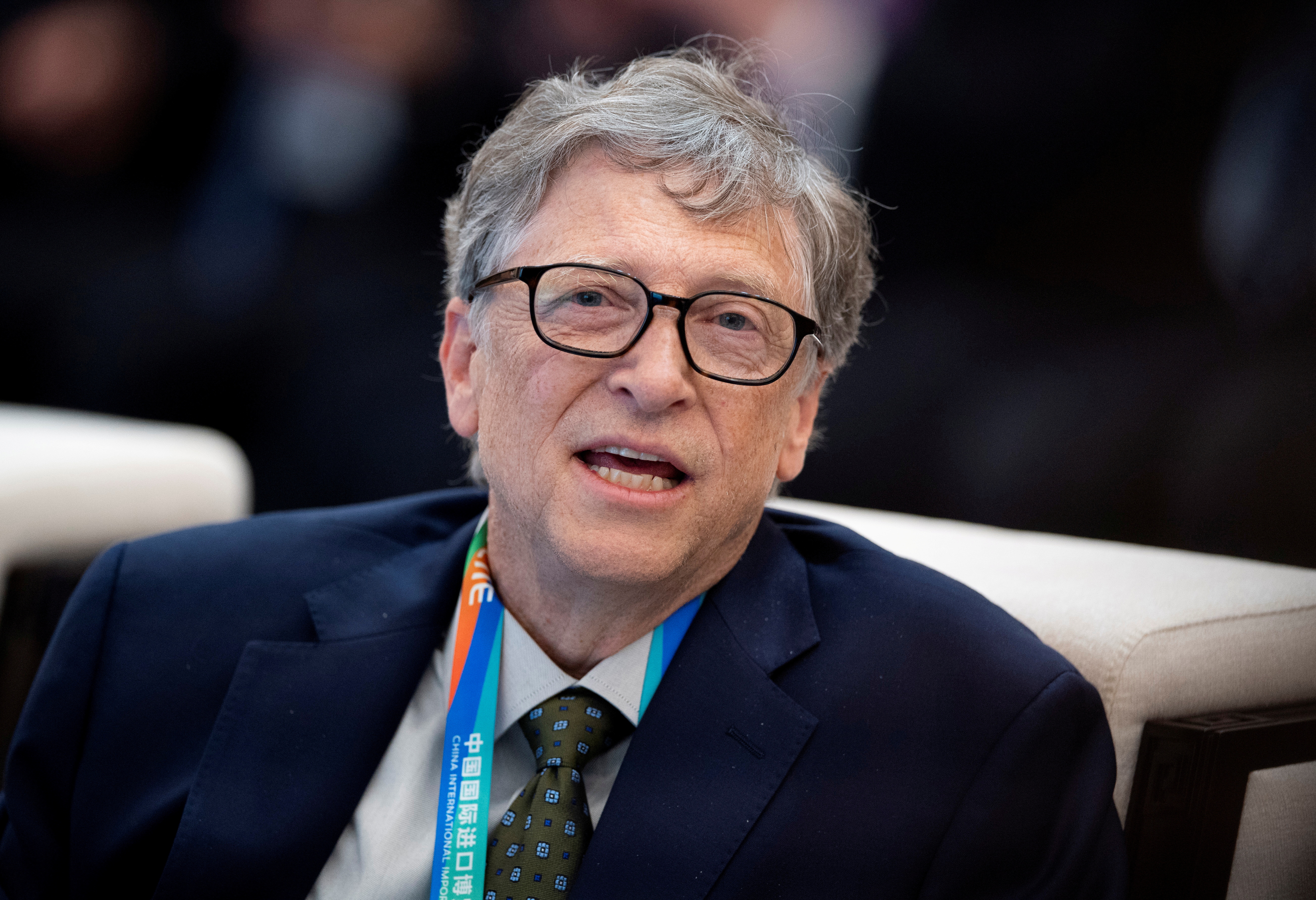 Microsoft co-founder Bill Gates attends a forum in Shanghai