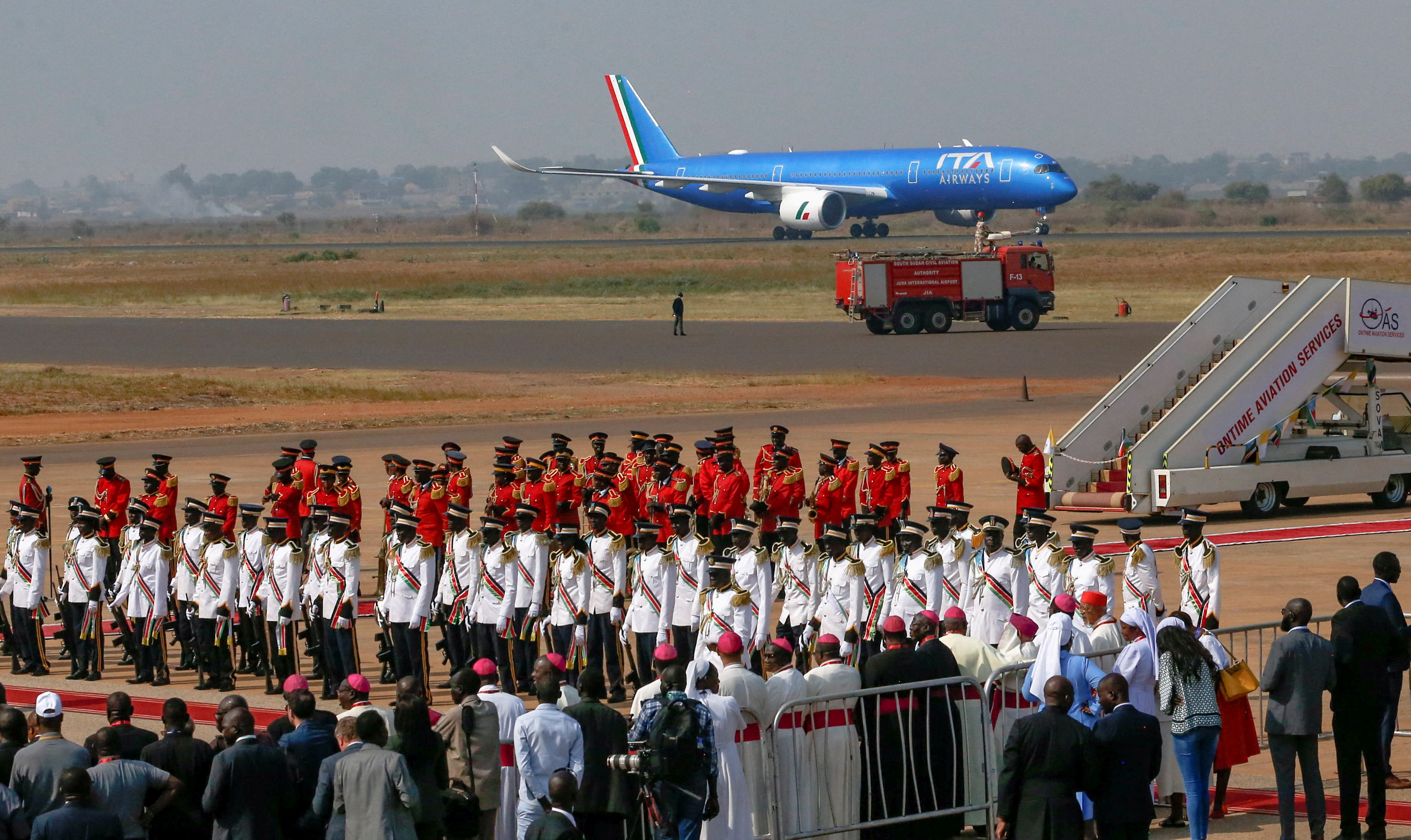 Pope Francis makes his papal visit to South Sudan