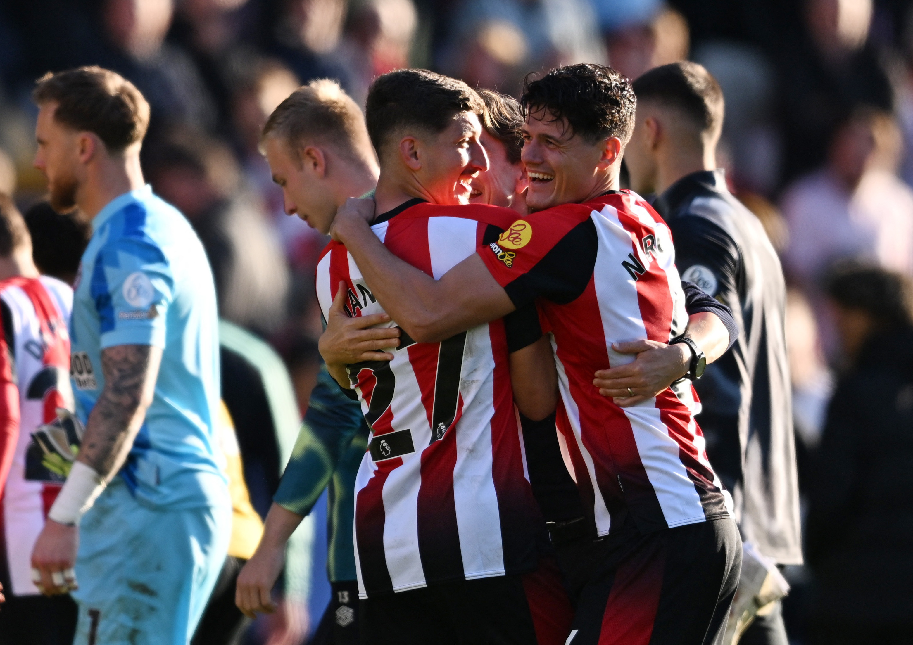 Brentford score early yet again in frenzied 5-3 win over sorry Wolves ...