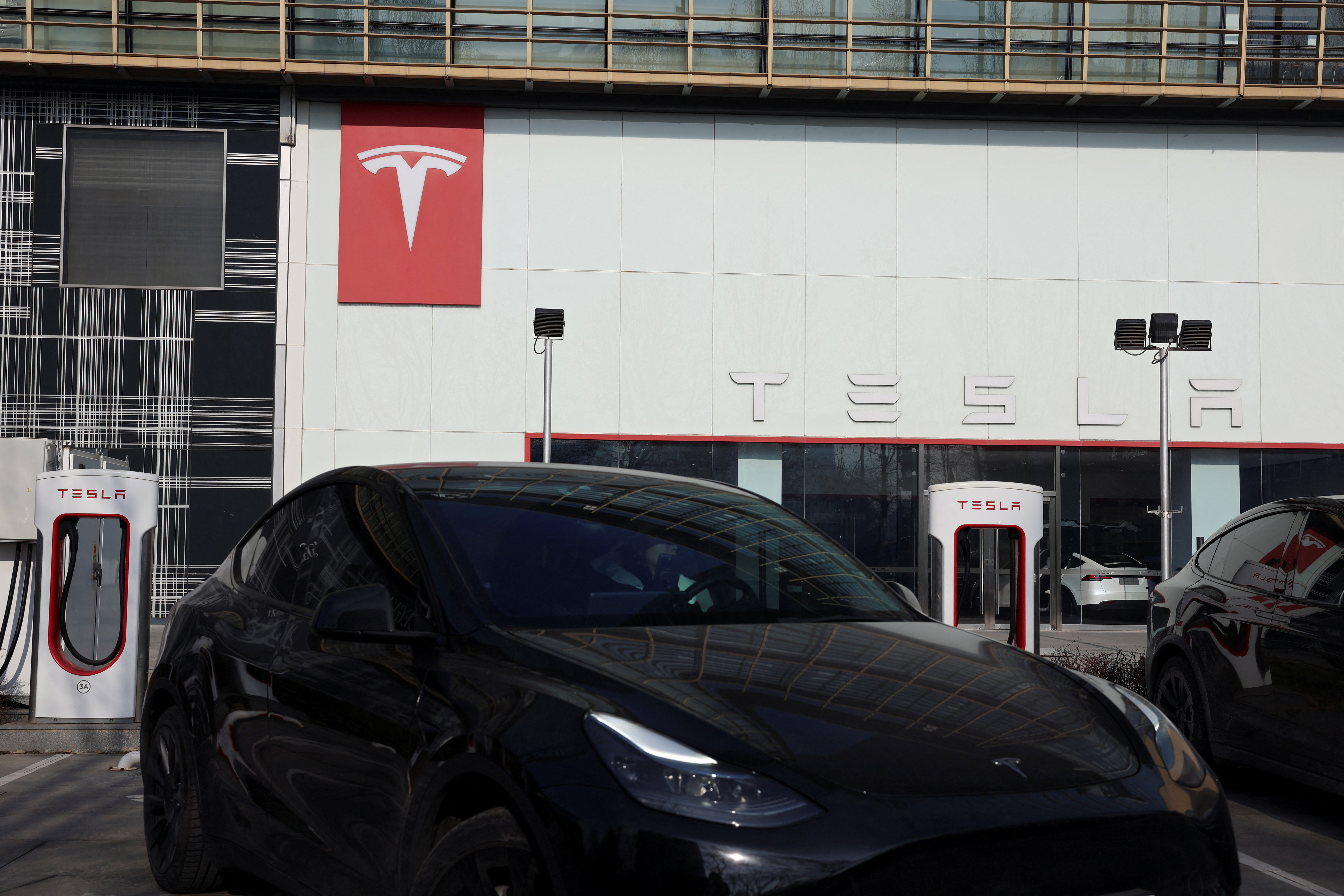 Tesla dealership in Beijing