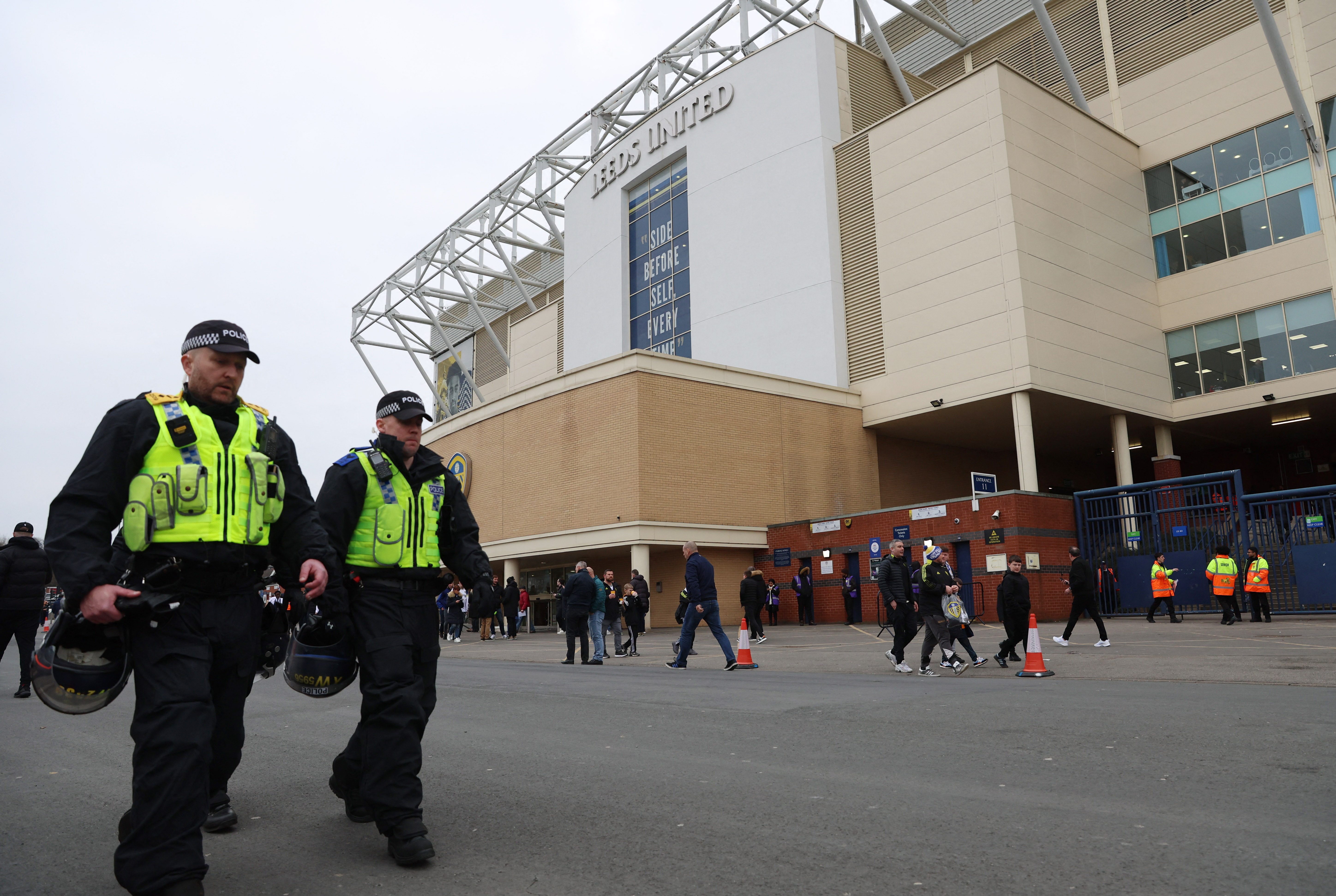 Soccer Leeds Elland Road stadium closed on advice of police Reuters