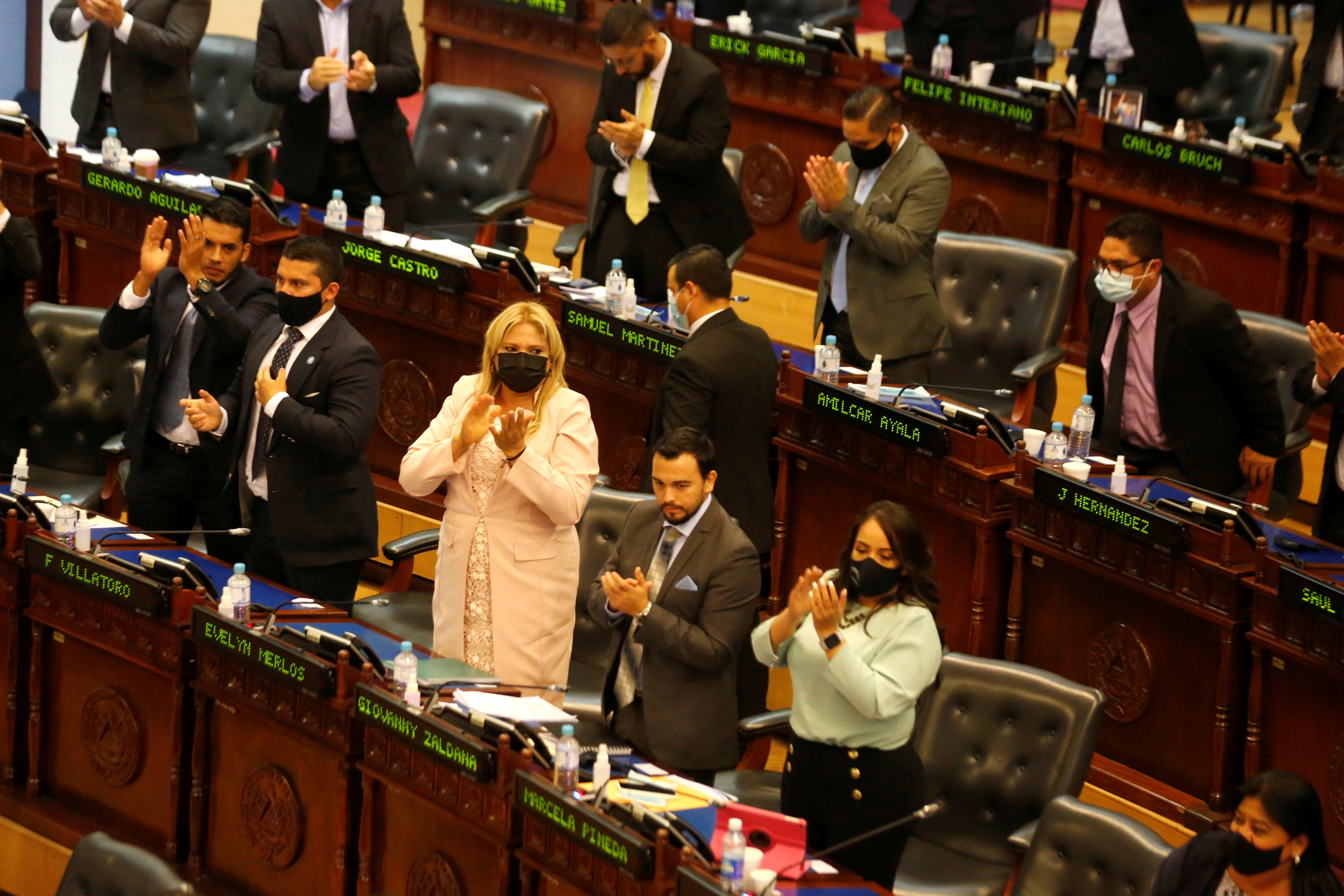 Salvadorean congress voted for the removal of Supreme Court judges at the salvadoran congress, in San Salvador