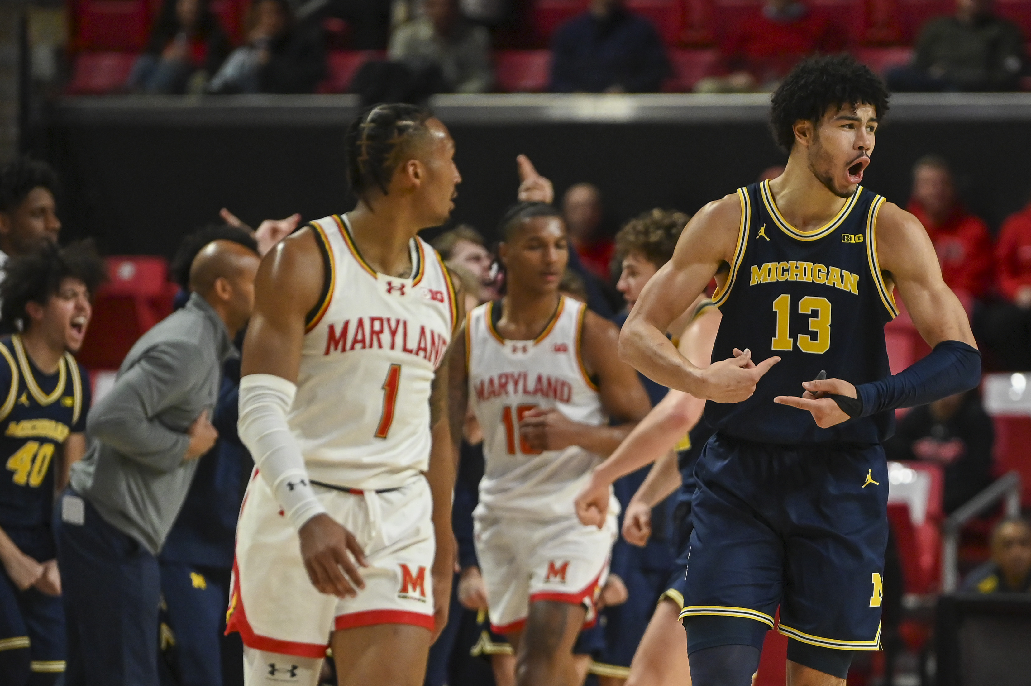 Donta Scott's big 2nd half pushes Maryland past Michigan Reuters