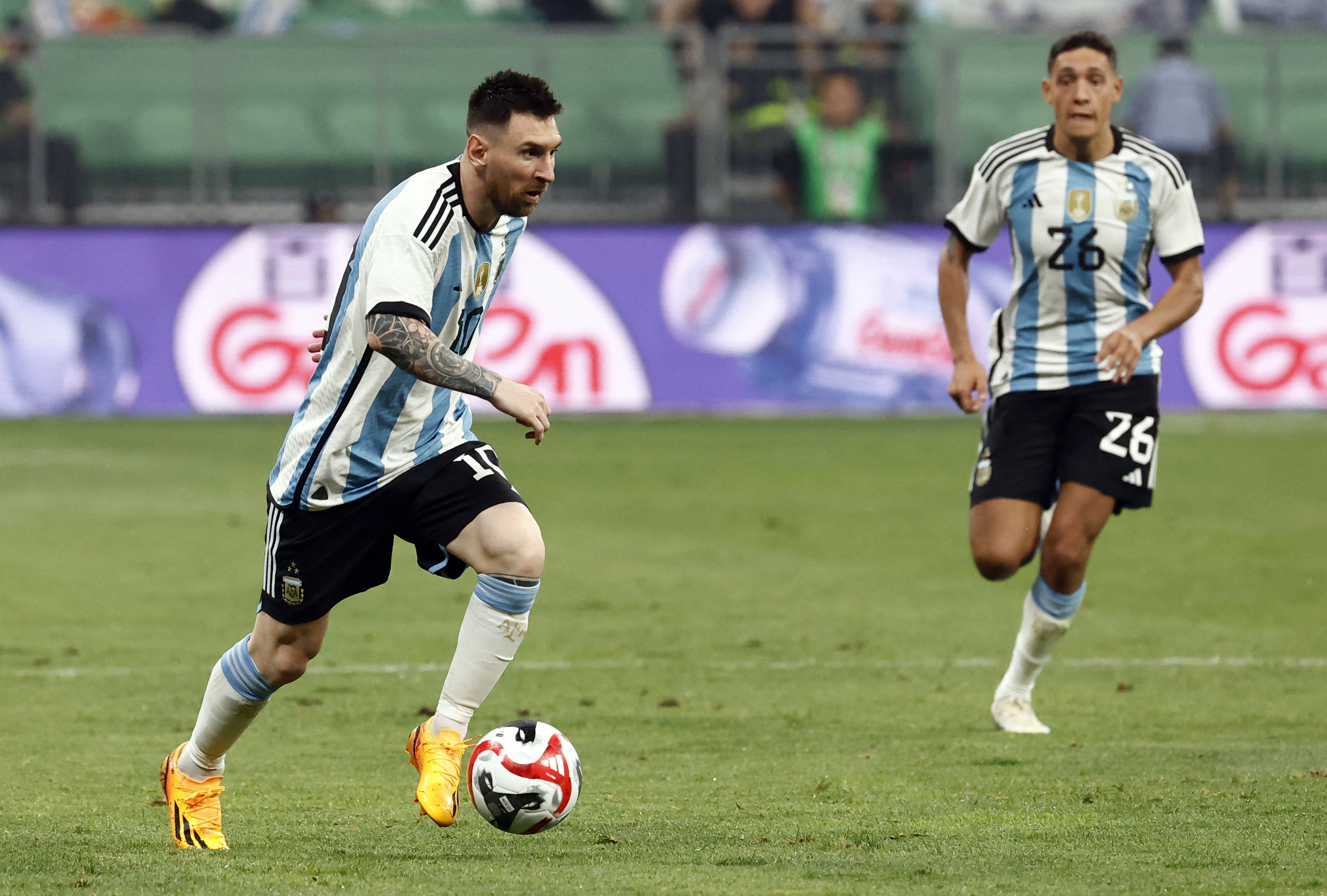 Messi nets his fastest Argentina goal in win over Australia in 