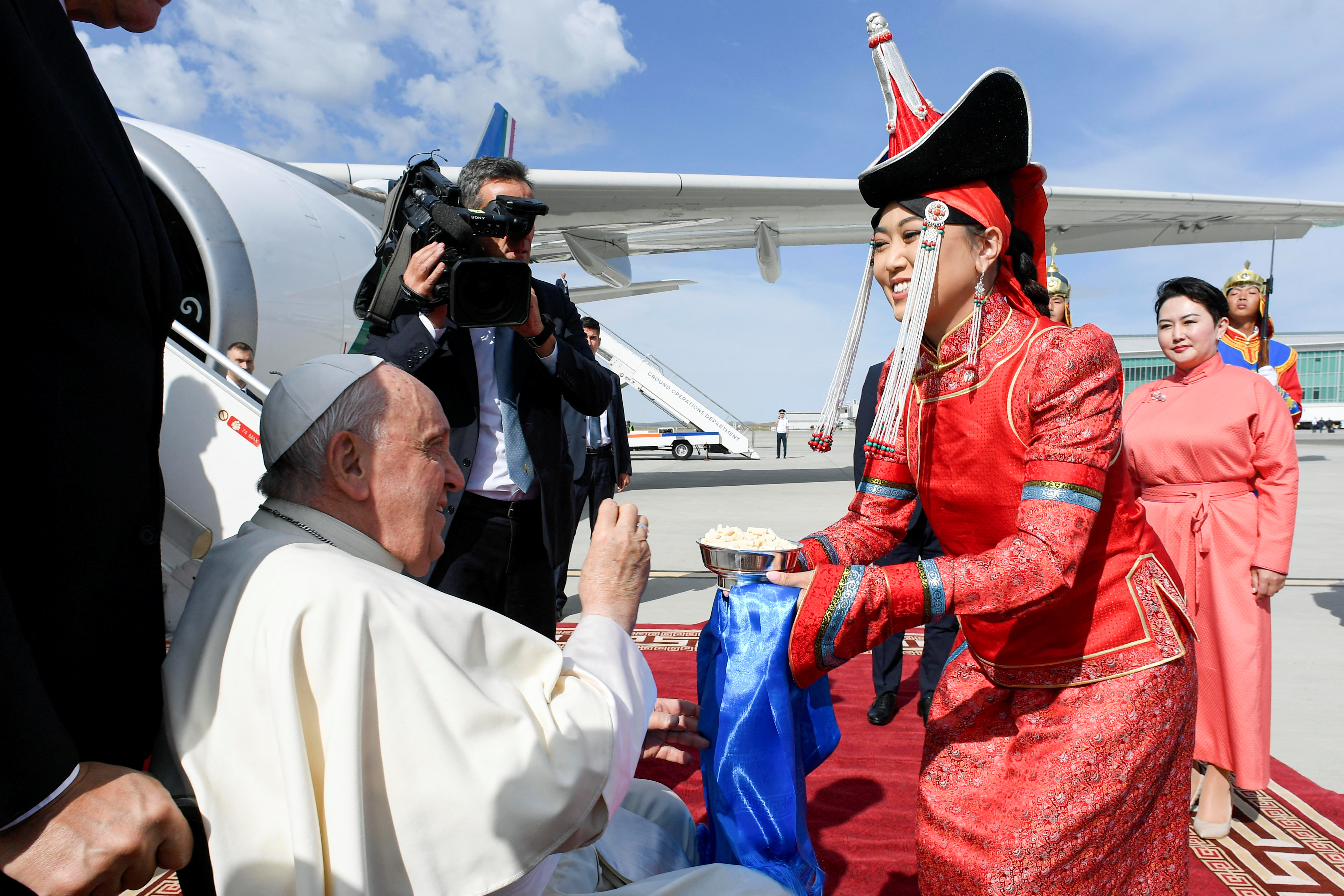 El Papa Francisco visita Mongolia