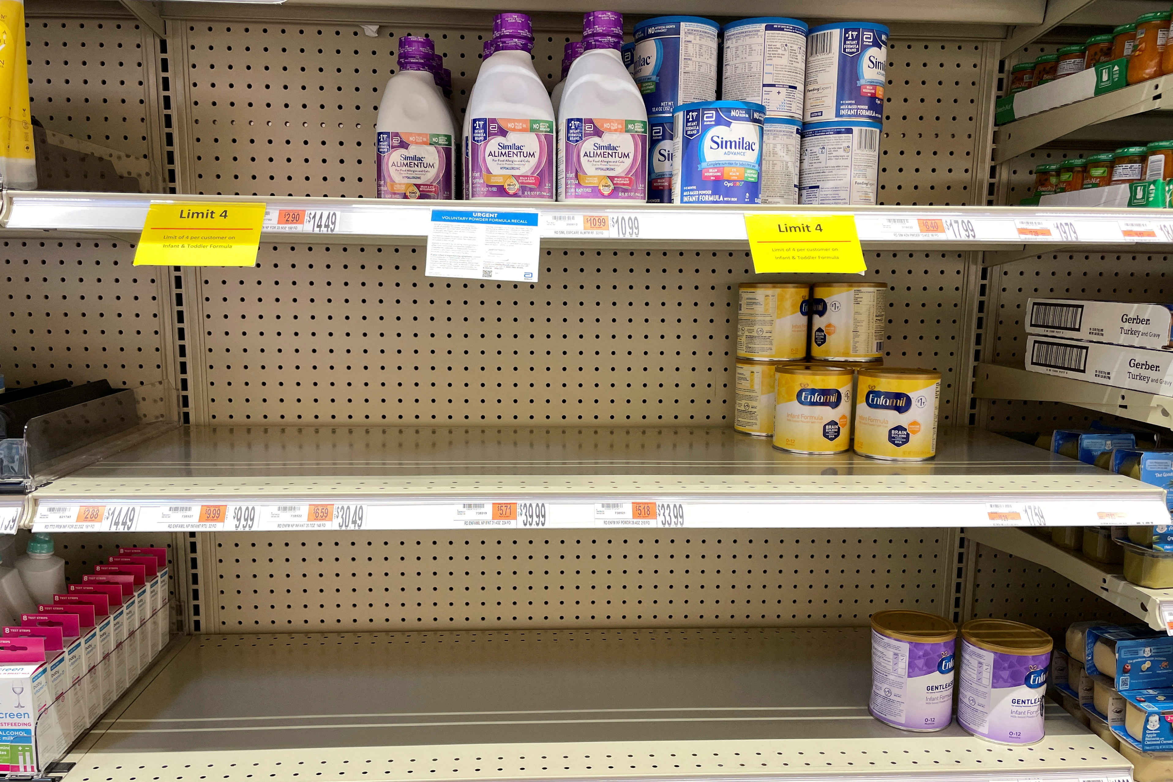 Nationwide shortage of infant formula continues in Medford