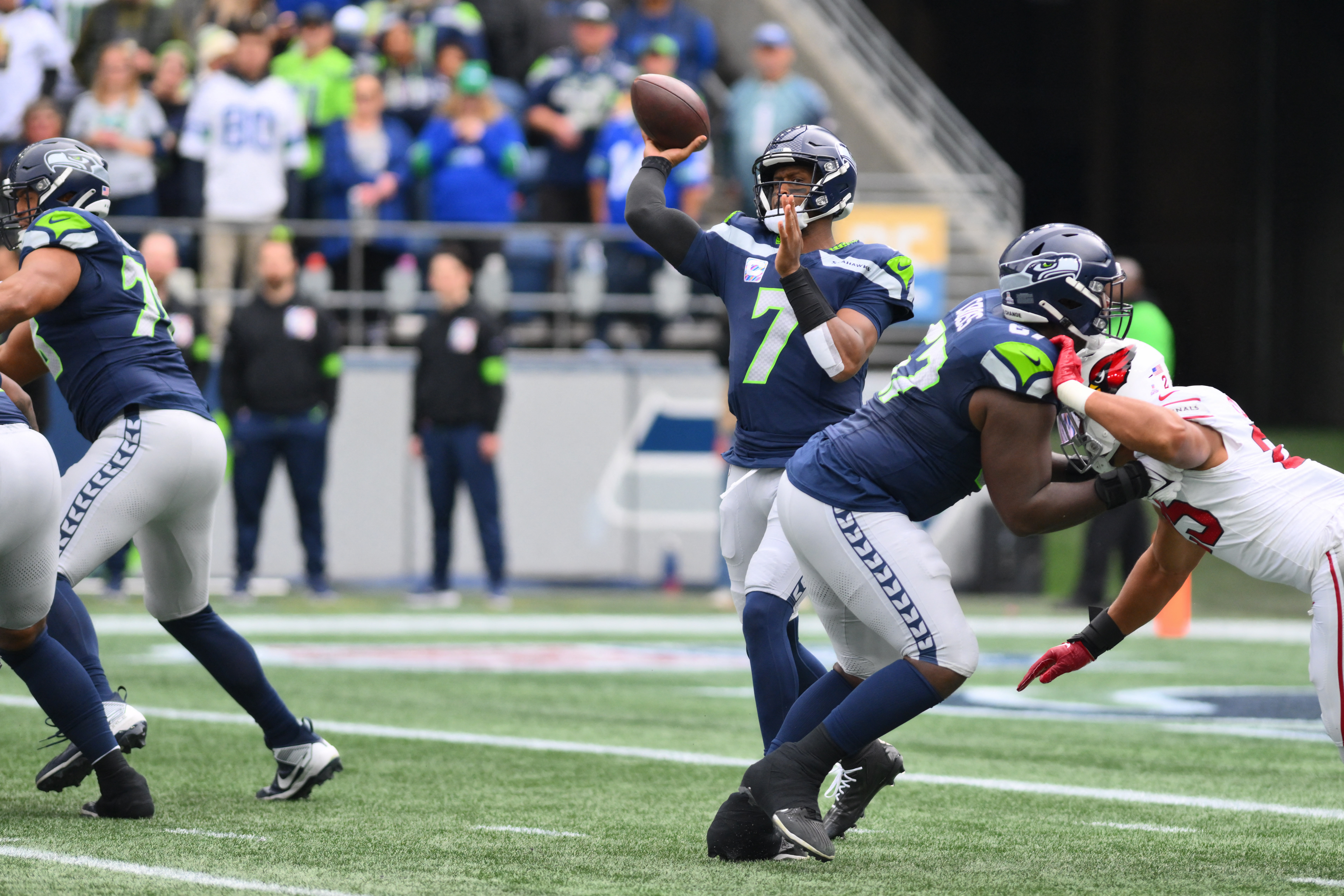 Rookie receivers lead Seahawks past Cardinals