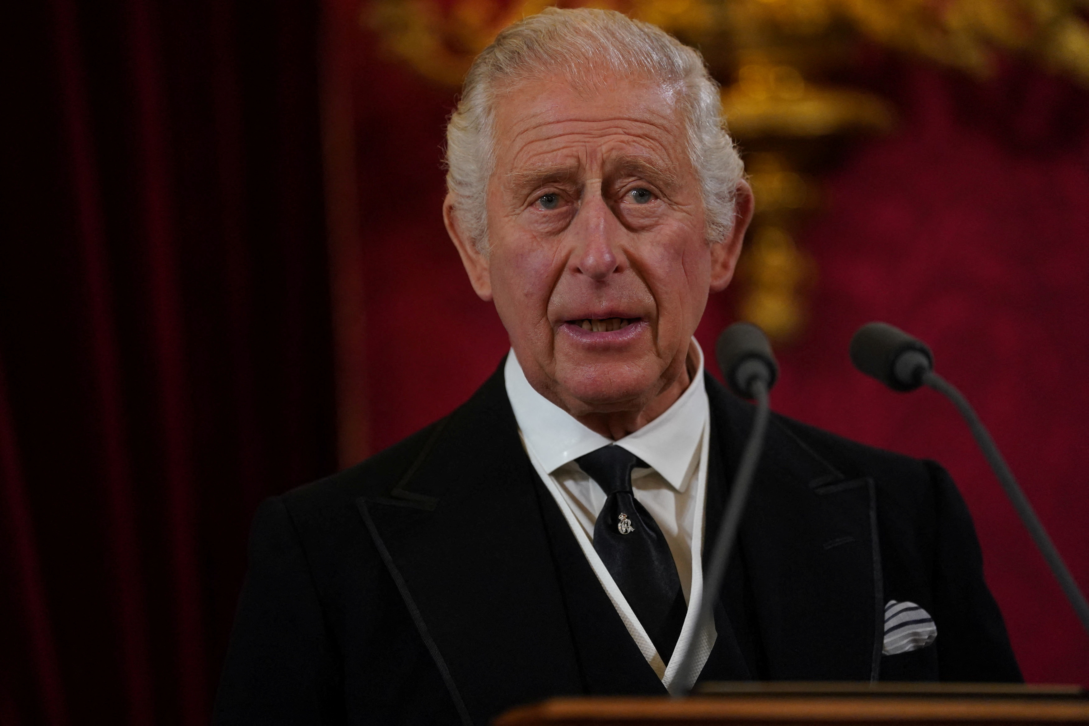 'Hip, hip, hurrah' King Charles's proclamation read from palace