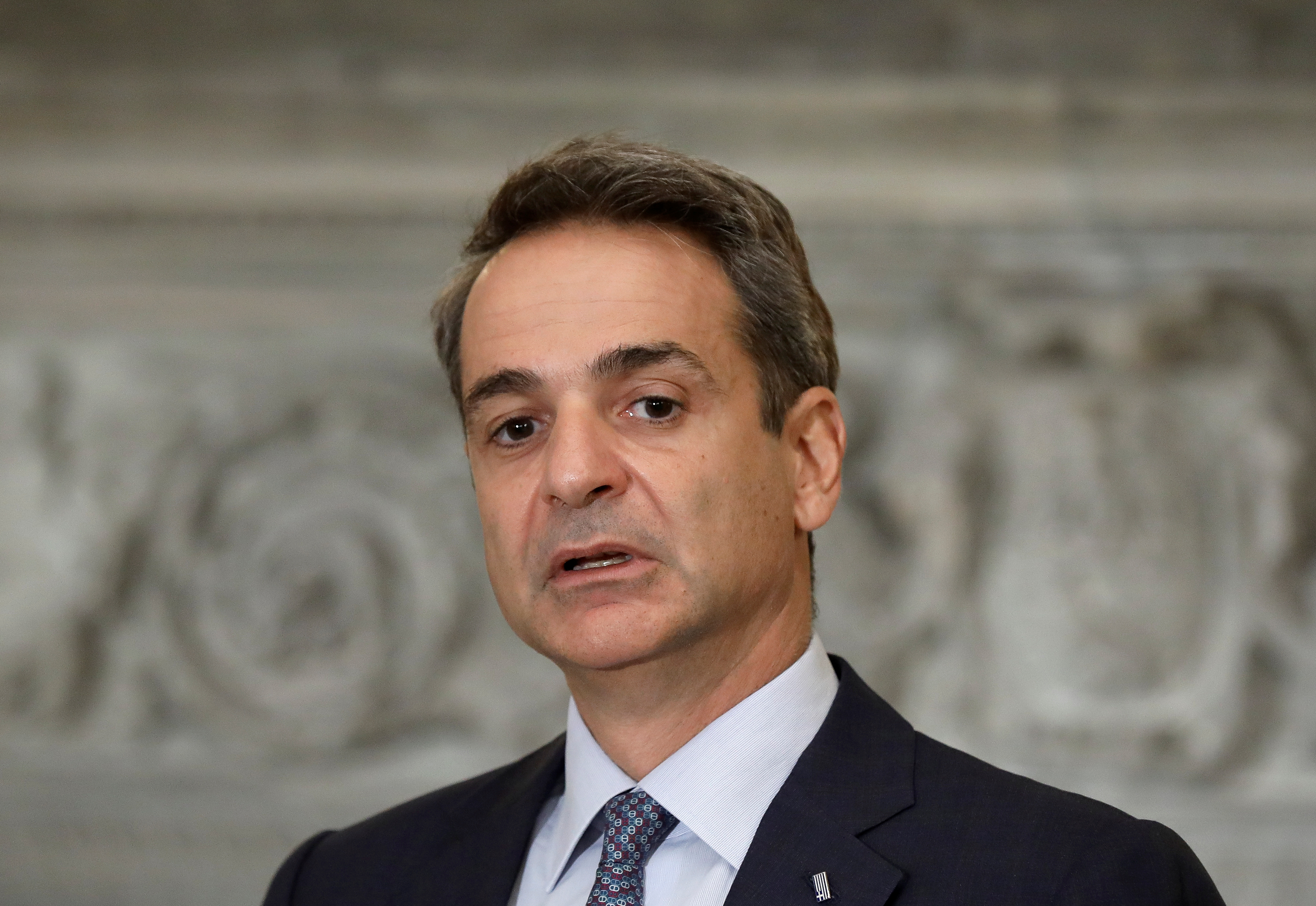 EU Council President Michel meets with Greek PM Mitsotakis in Athens