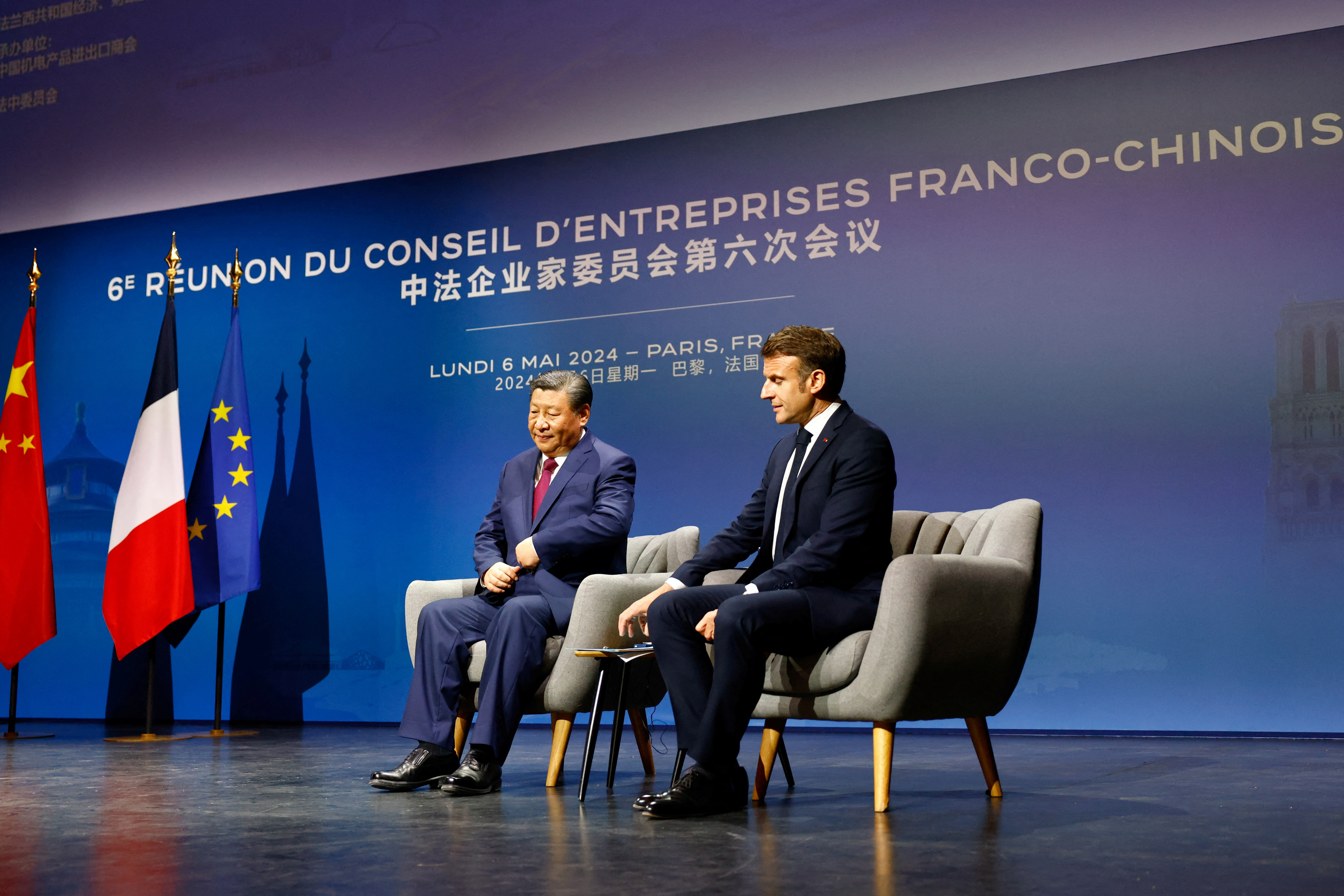 Closing speeches by French and Chinese presidents at Franco-Chinese Business Council