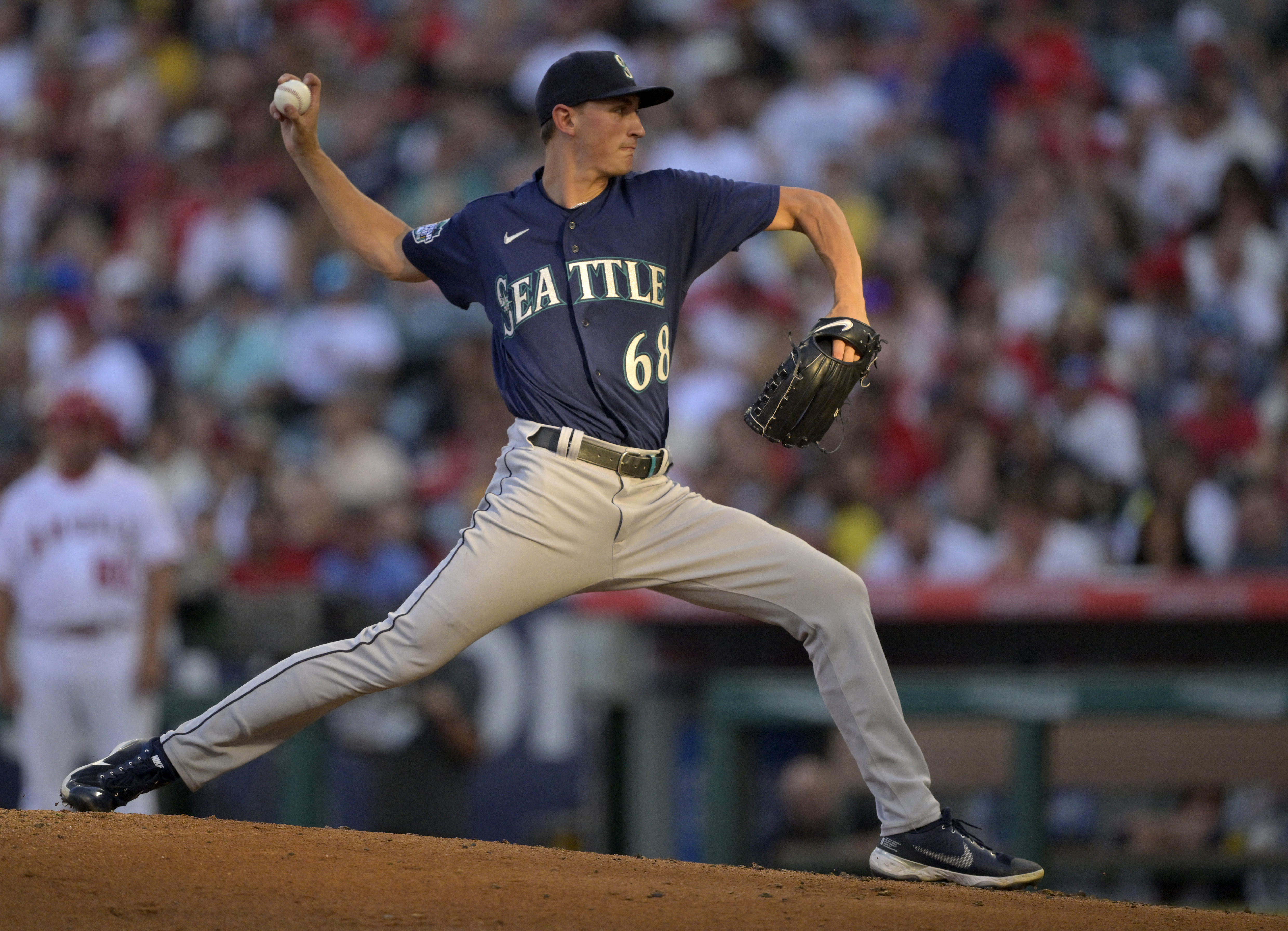 George Kirby, Julio Rodríguez power Mariners past Angels 3-2 for their 4th  straight victory - ABC News