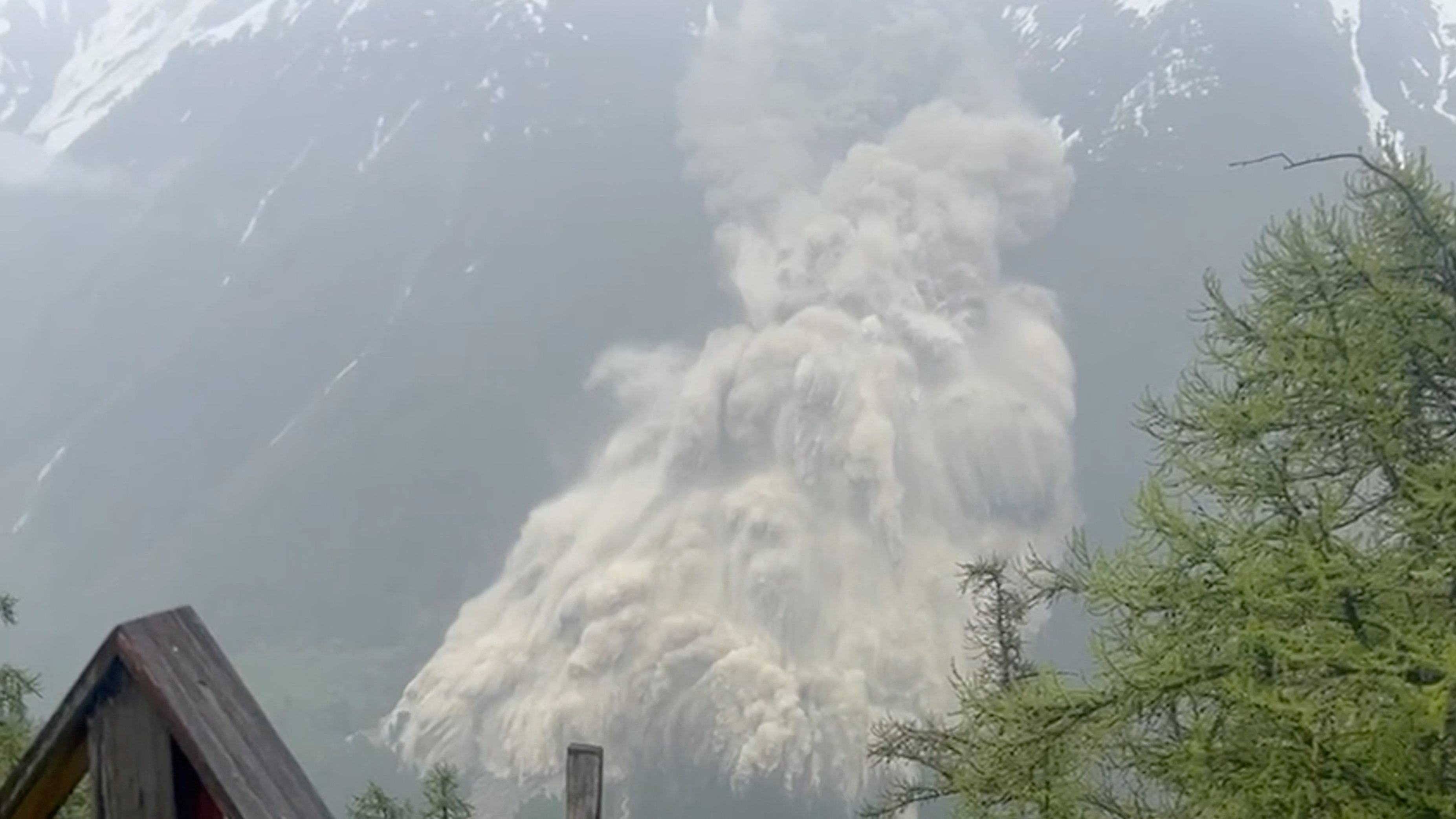 Mud and rock bury Swiss village after glacier collapse, one person