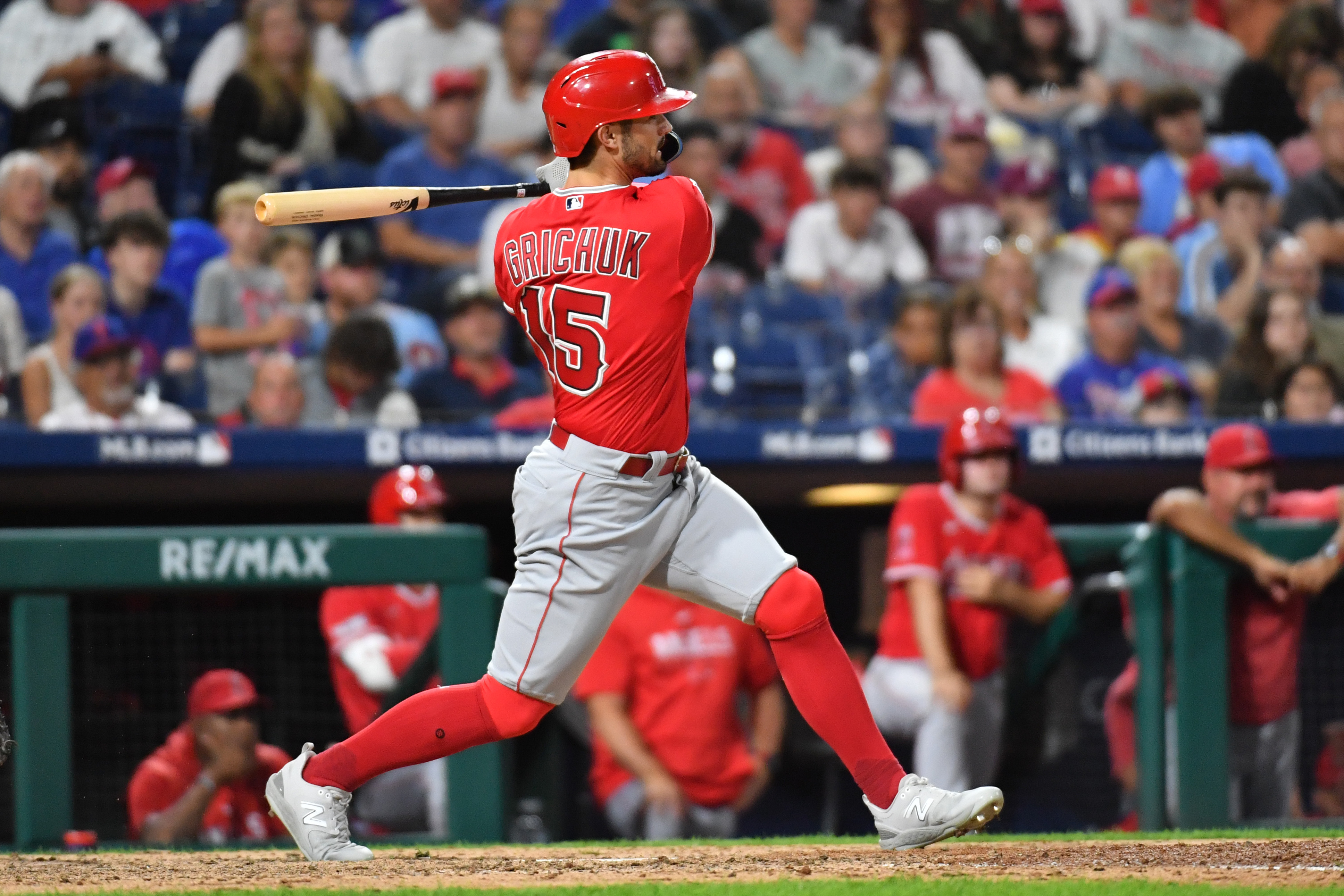 Bryce Harper belts 300th homer in Phillies' loss to Angels