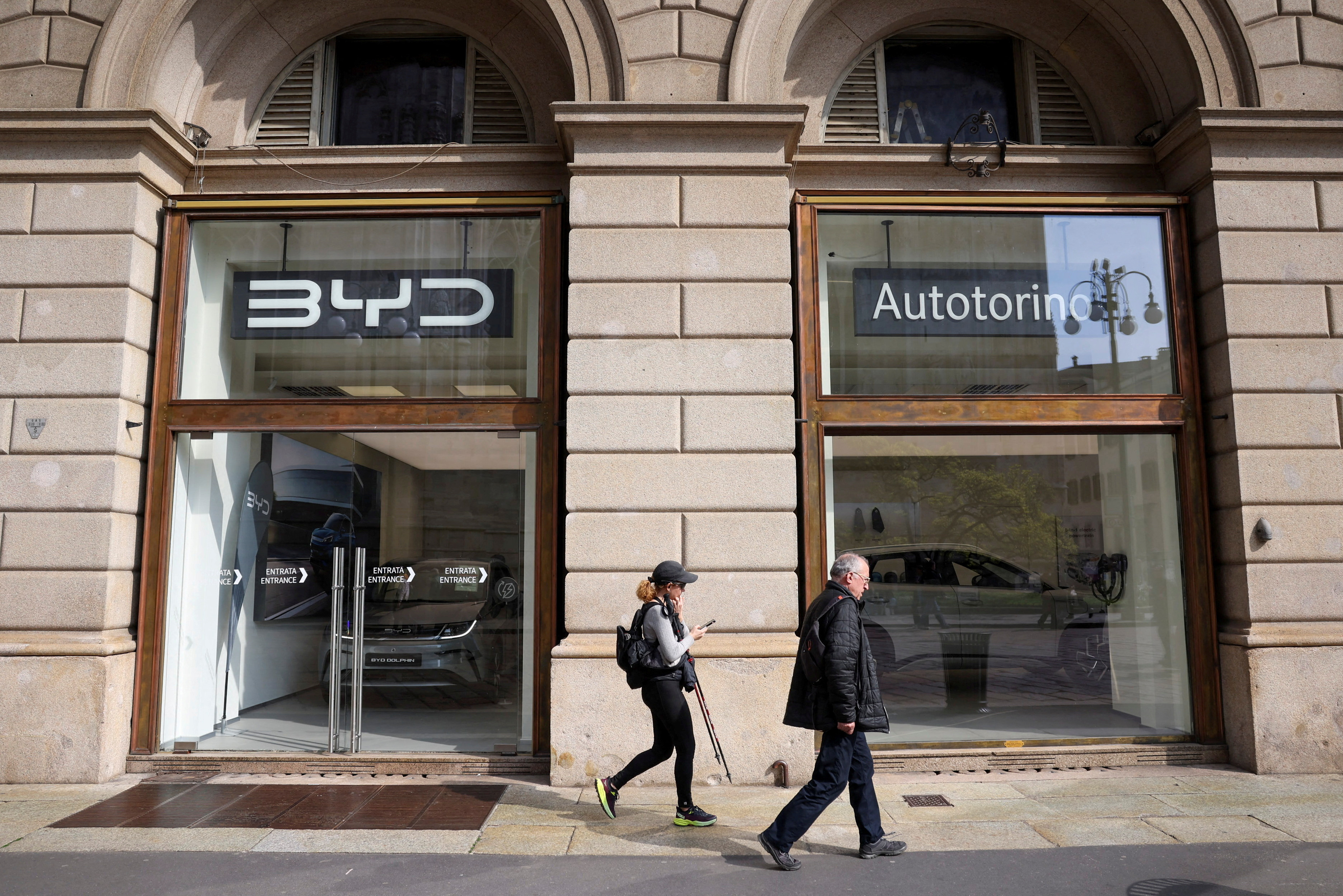 BYD and Autotorino store in Milan