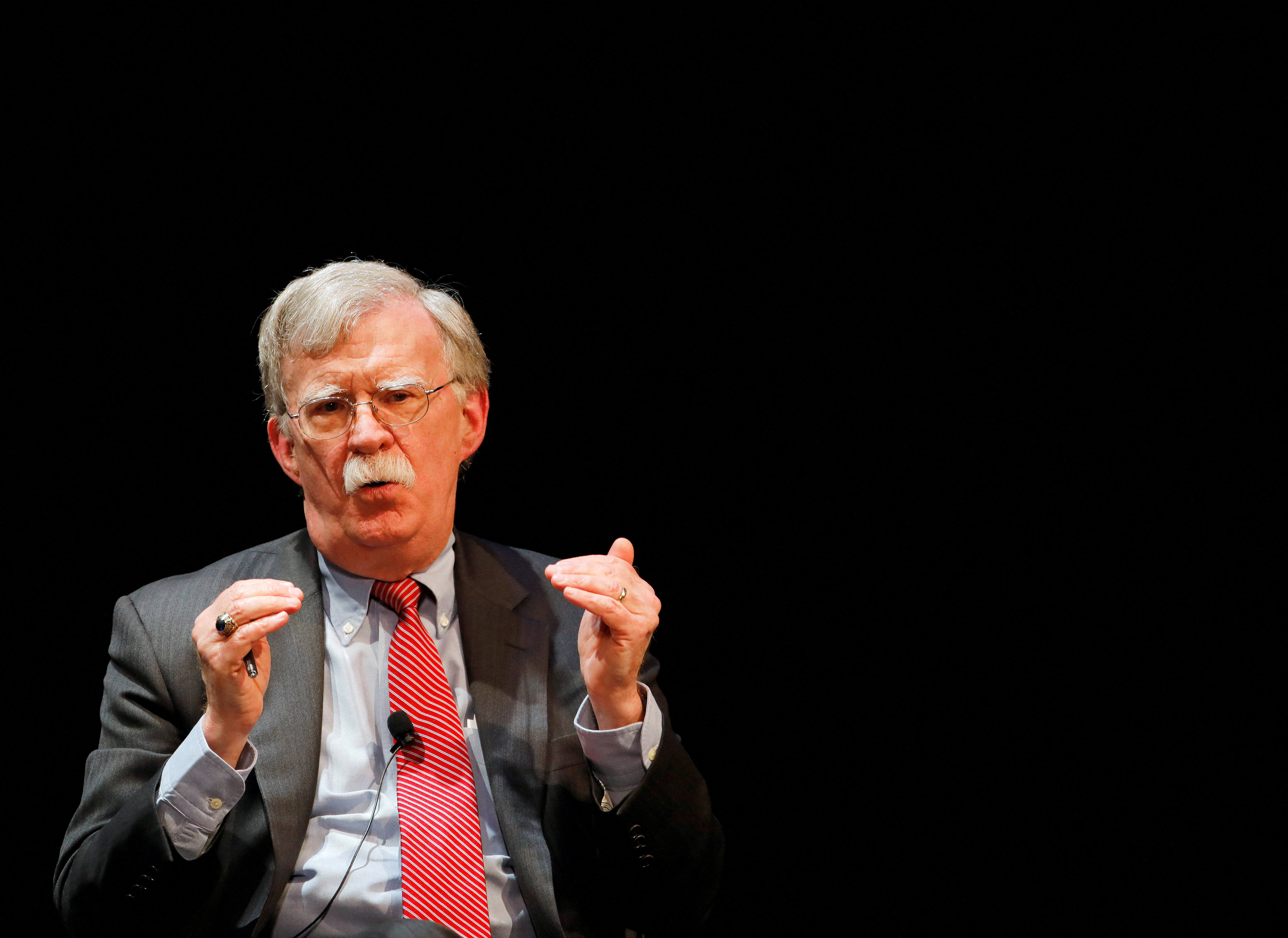 Former national security advisor John Bolton in Durham, North Carolina