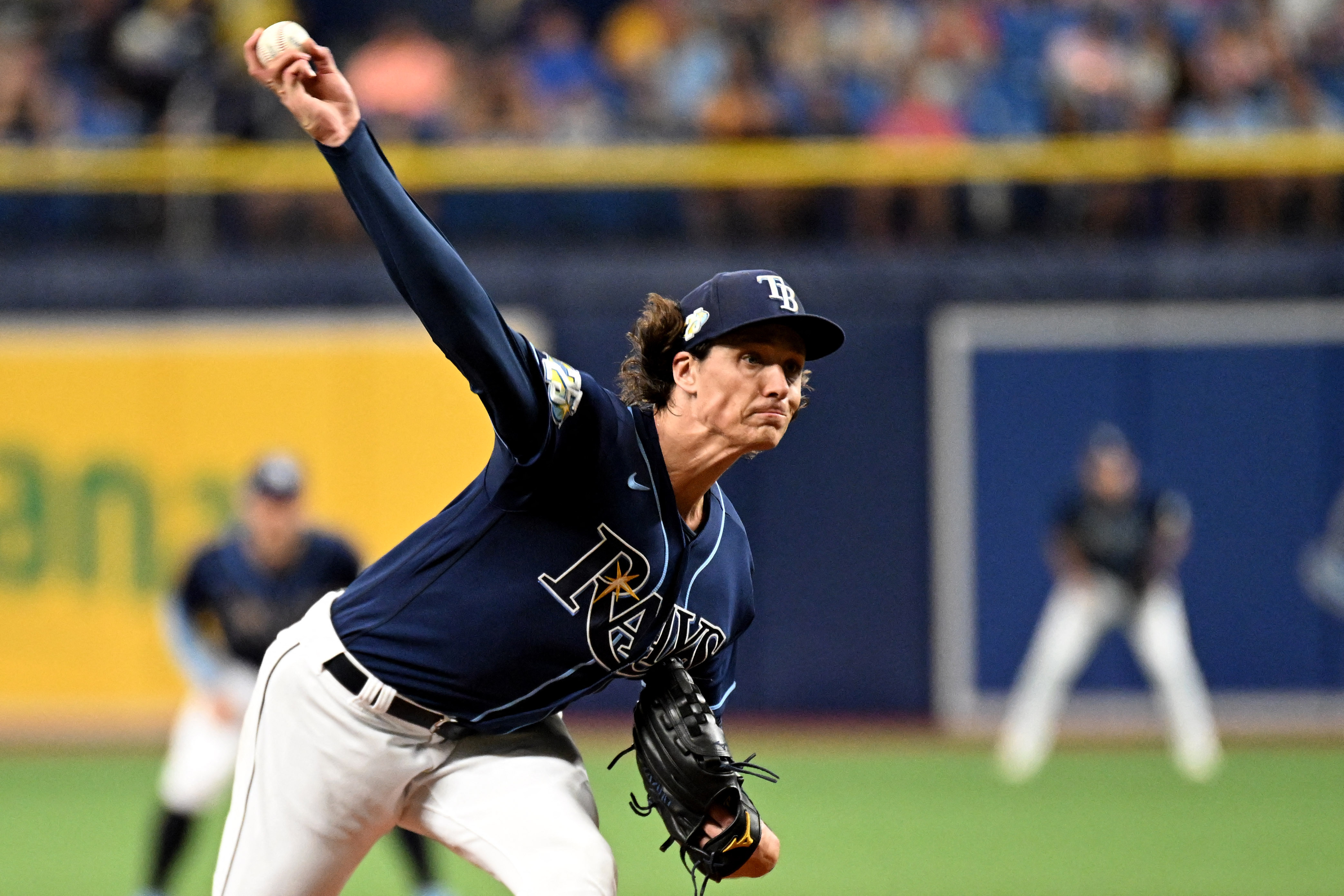 Tyler Glasnow goes 7 strong innings, Brandon Lowe homers to help Rays beat  Marlins 4-1