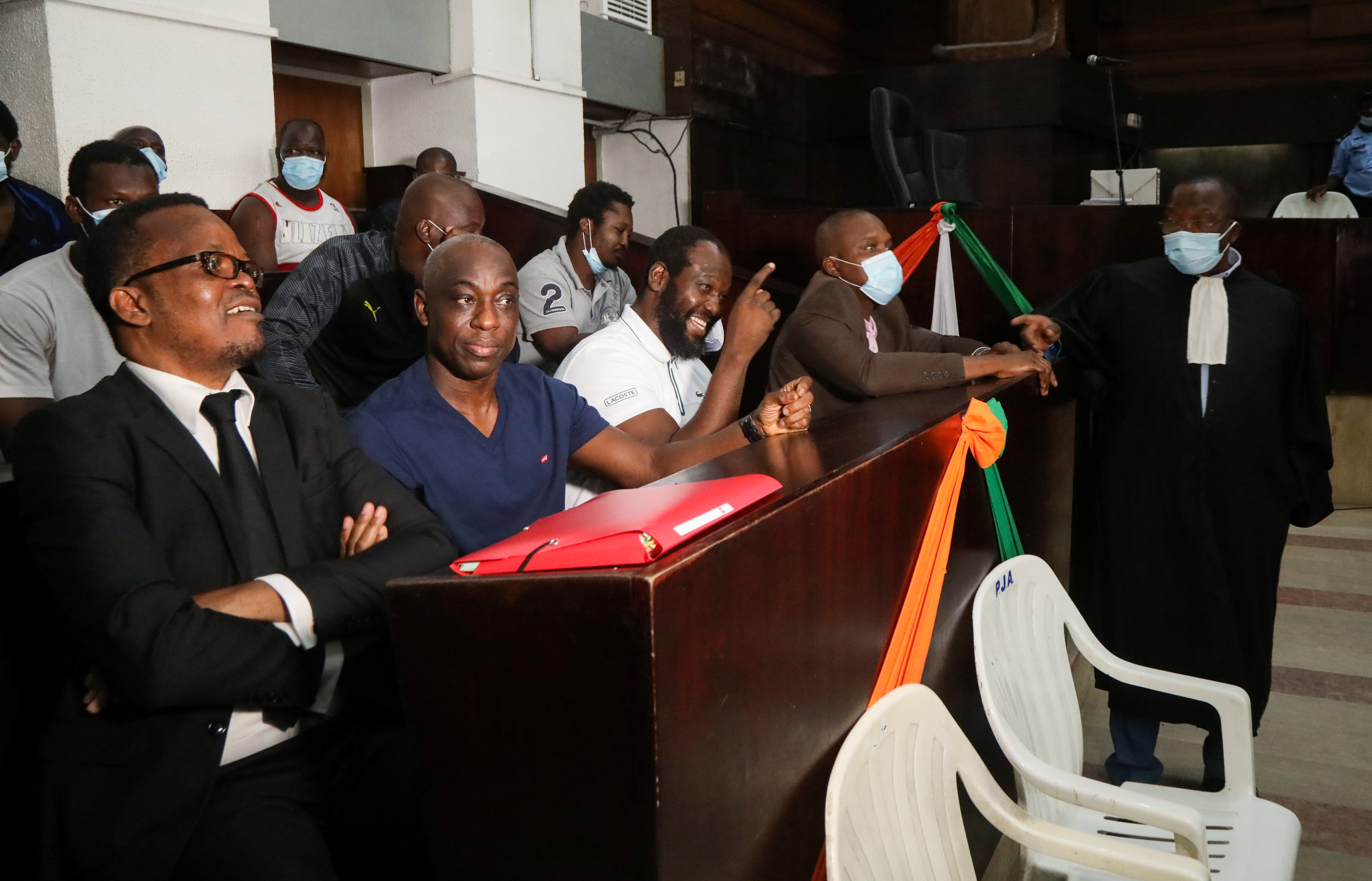 Ivory Coast former Sport Minister Alain Lobognon, Souleymane Kamagate alias 
