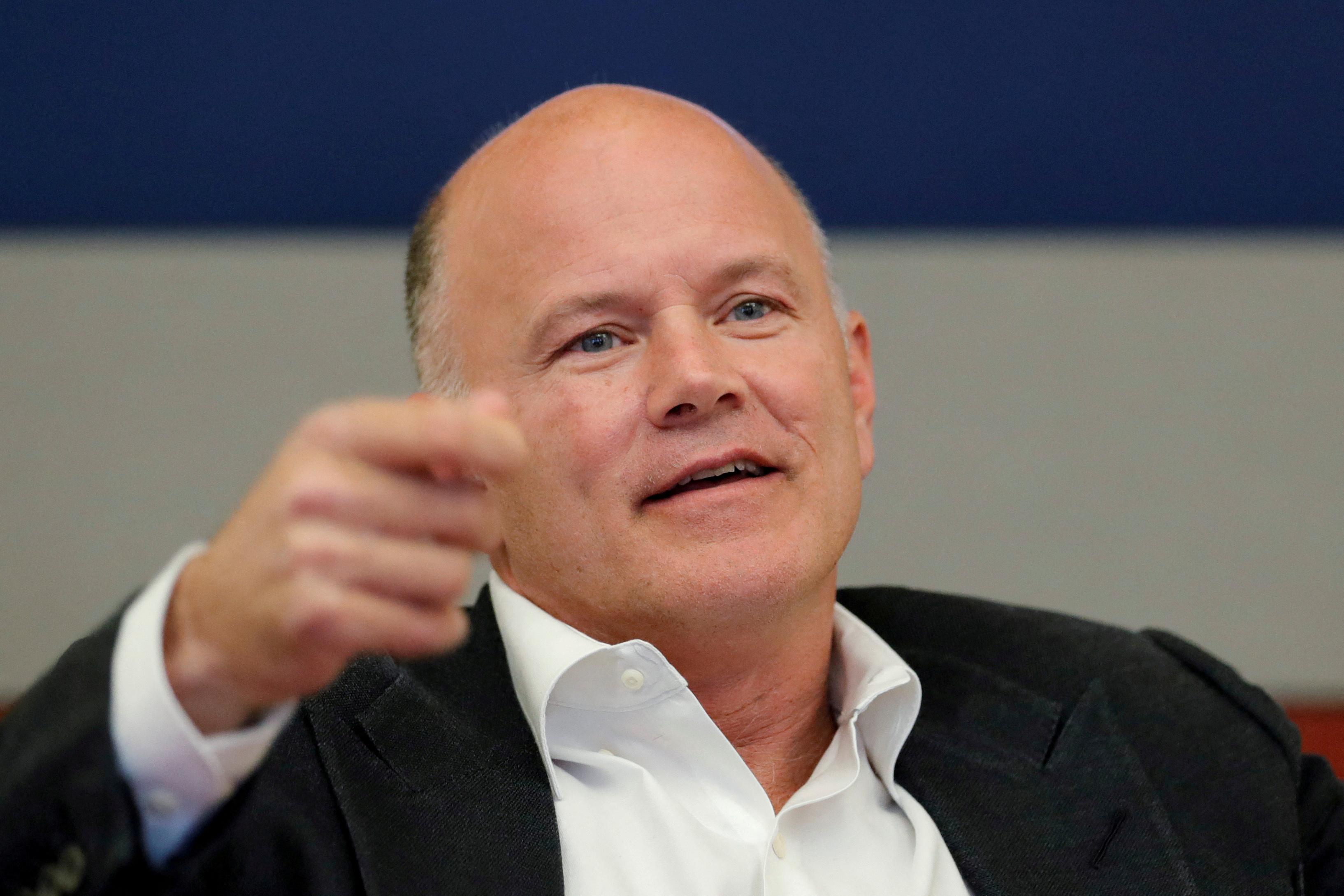 Mike Novogratz, Galaxy Digital founder, speaks during a Reuters investment summit in New York City
