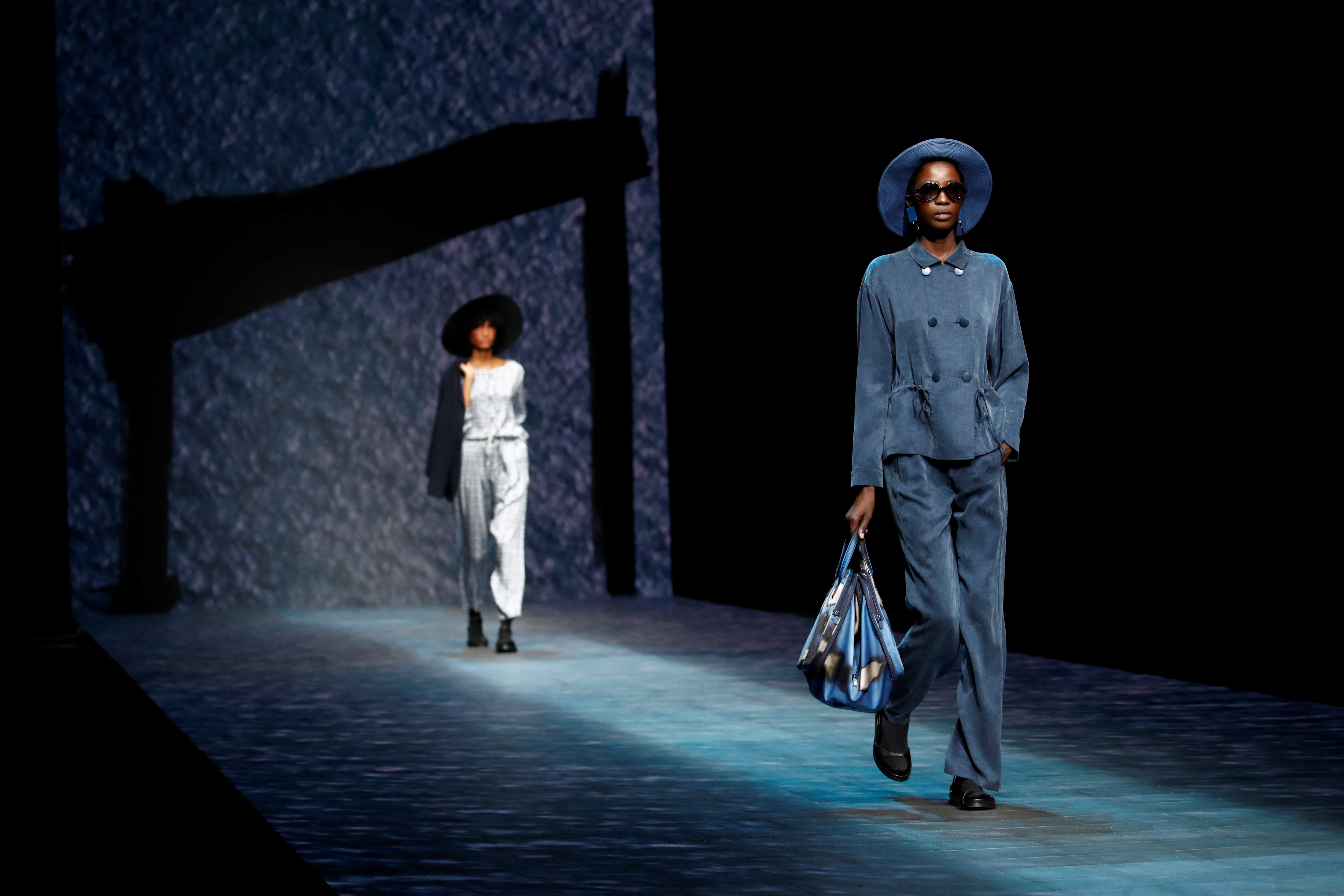 Emporio Armani brings travel-inspired looks to Milan Fashion Week show