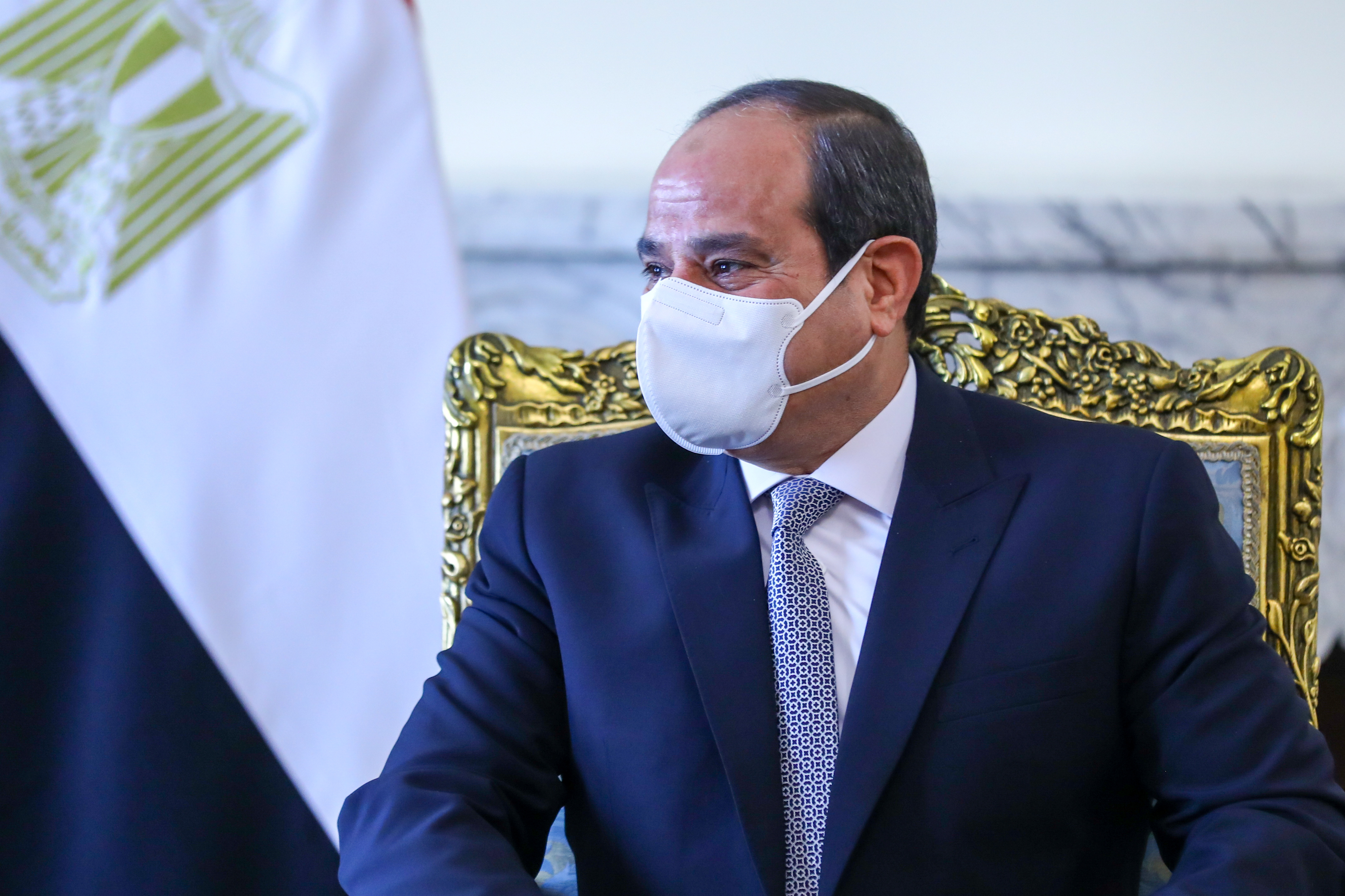 Egypt's President Abdel-Fattah al-Sisi meets Russia's Foreign Minister Sergei Lavrov in Cairo