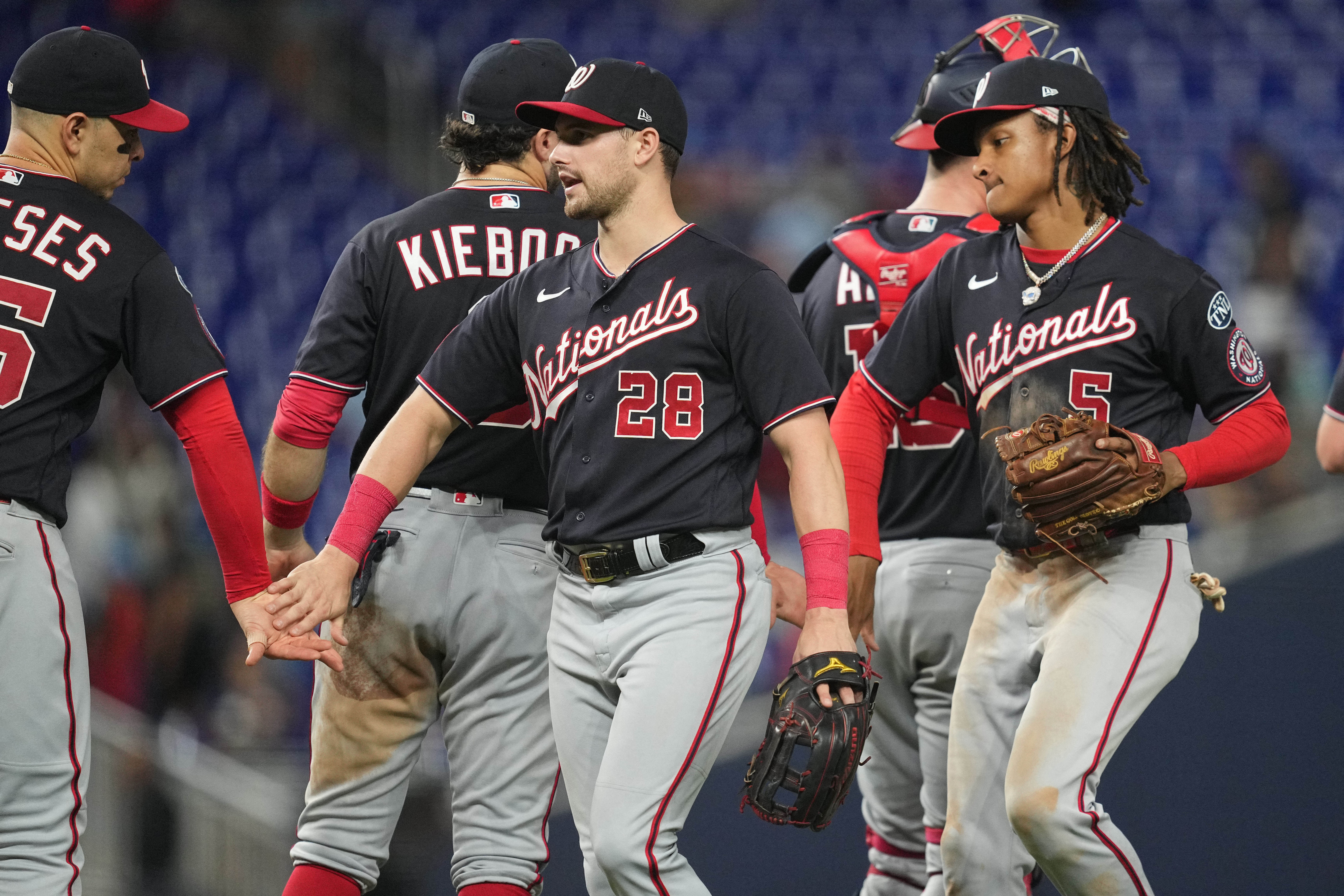 Jose Adon's shutout start powers streaking Nationals over Marlins