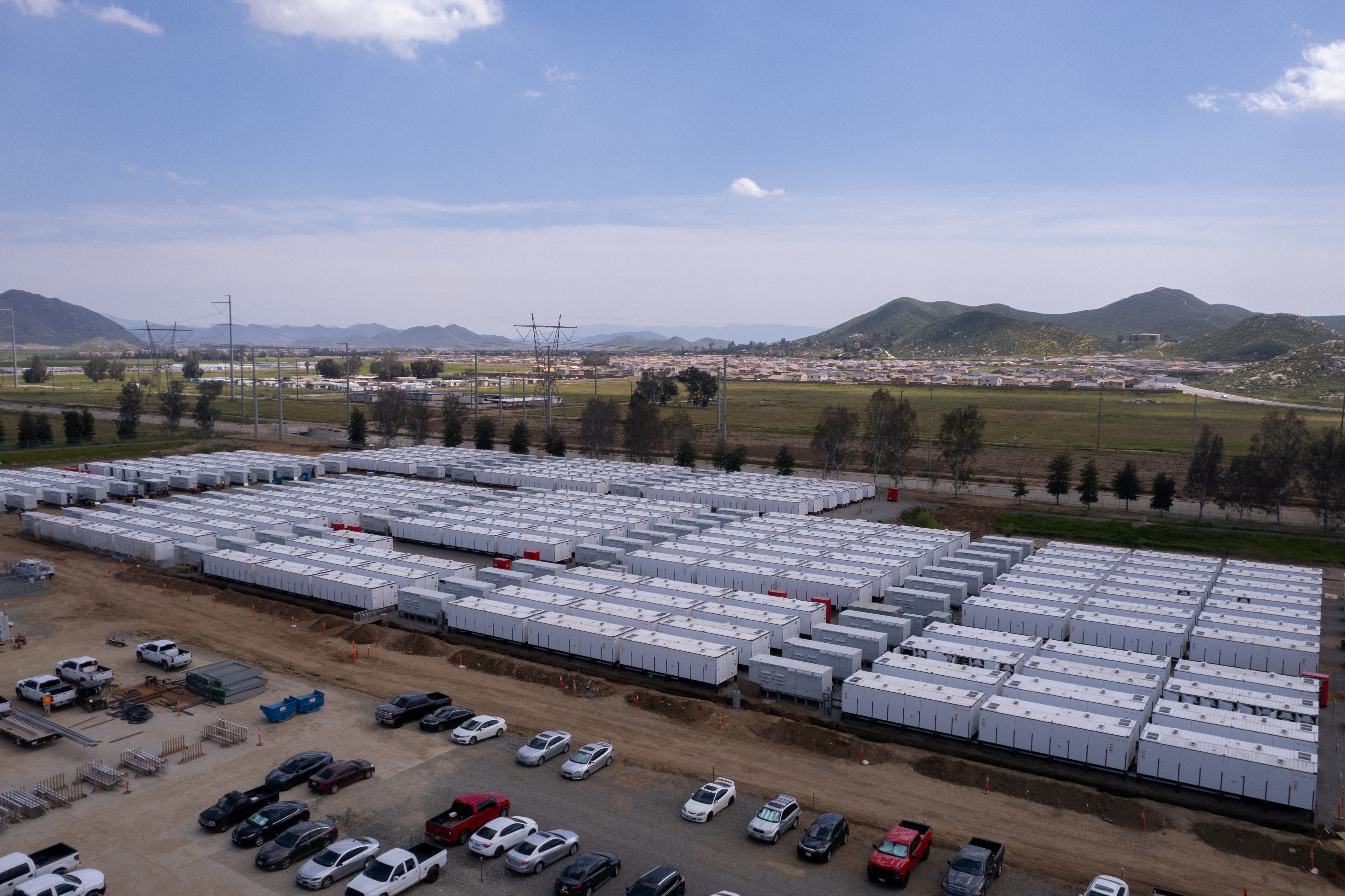 California's largest battery storage facility nears completion