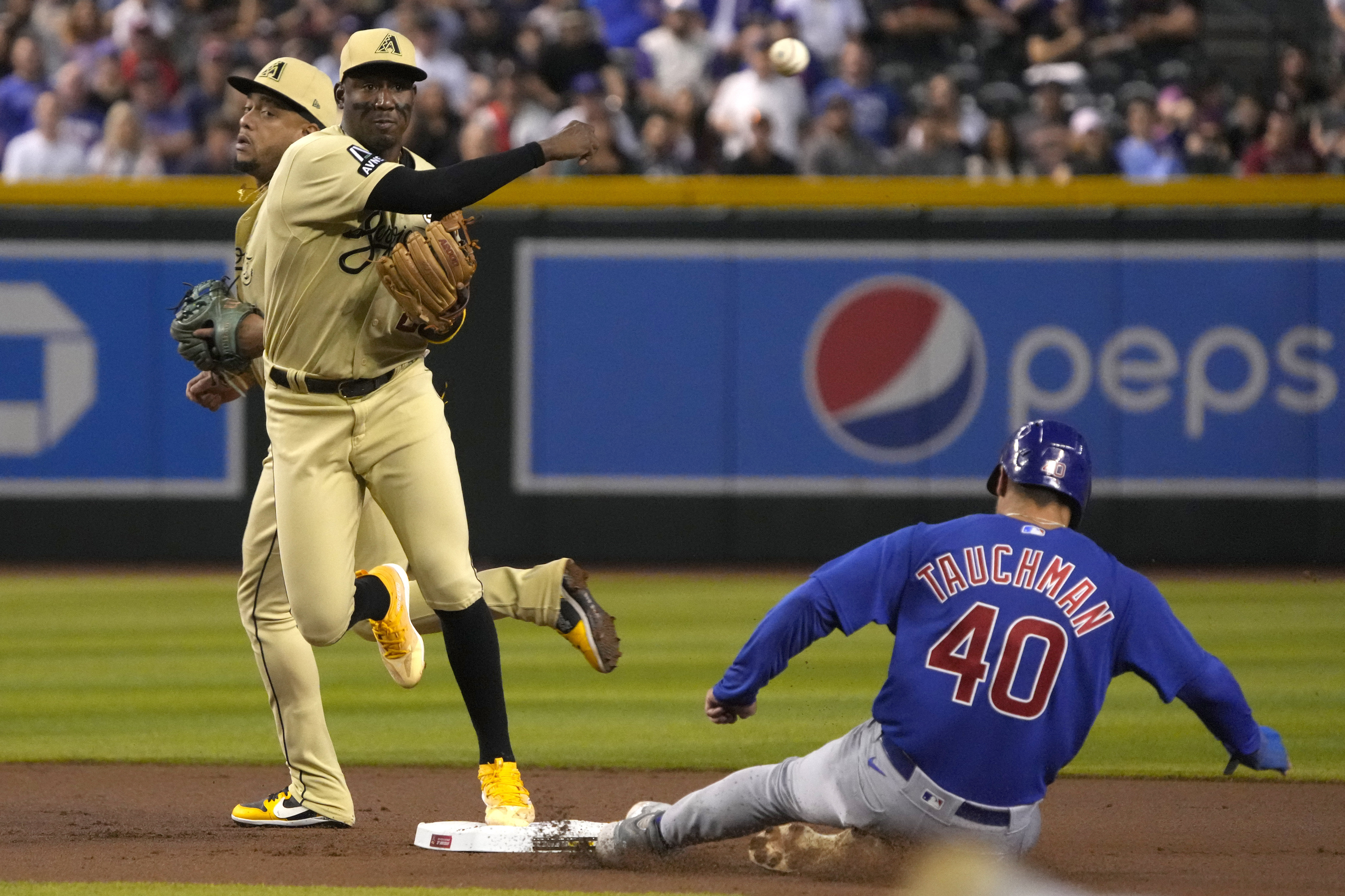 Justin Steele of the Chicago Cubs celebrates against the Milwaukee