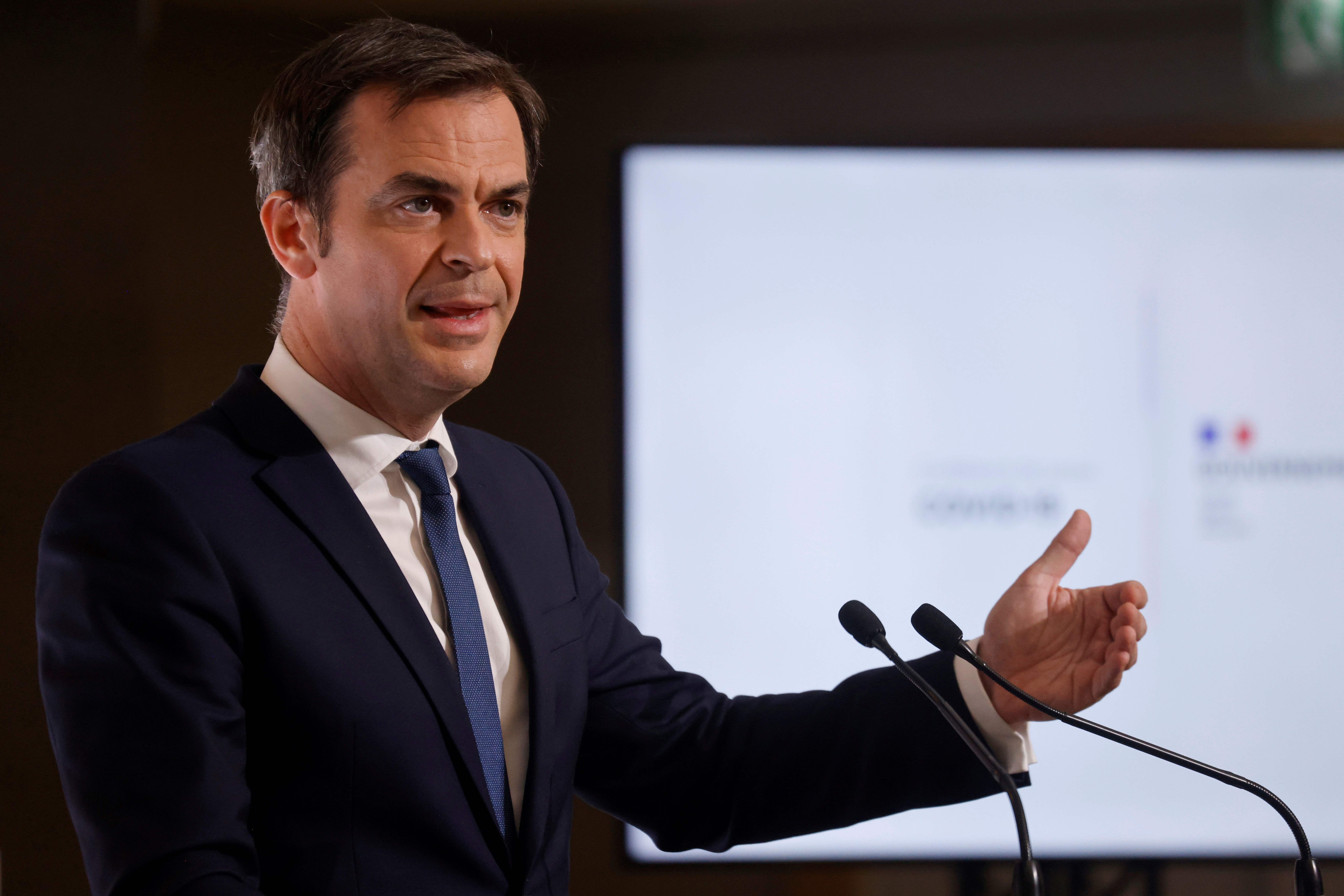 French PM Castex holds news conference on COVID-19 strategy, Paris