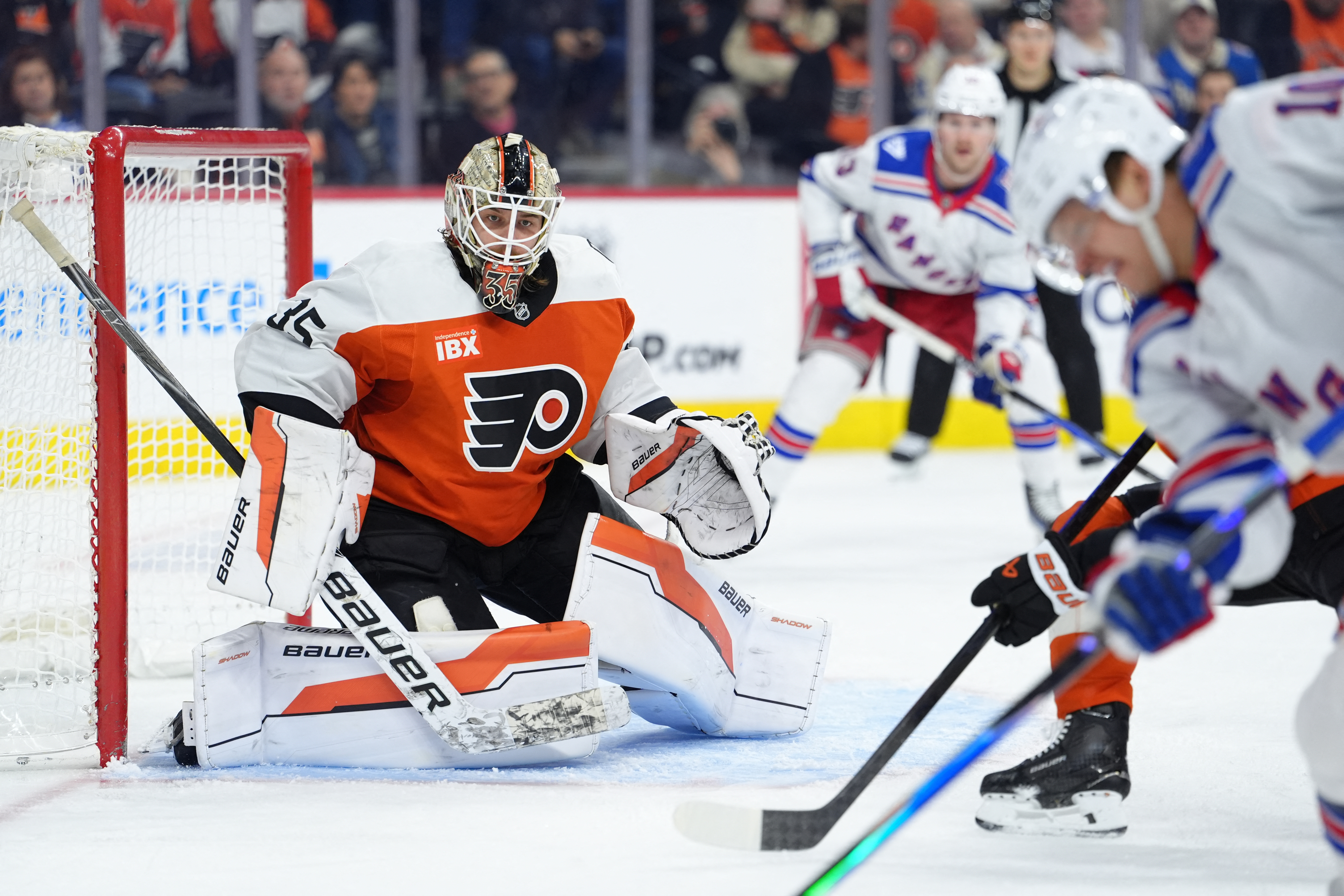 Mika Zibanejad's hat trick helps Rangers double up Flyers | Reuters