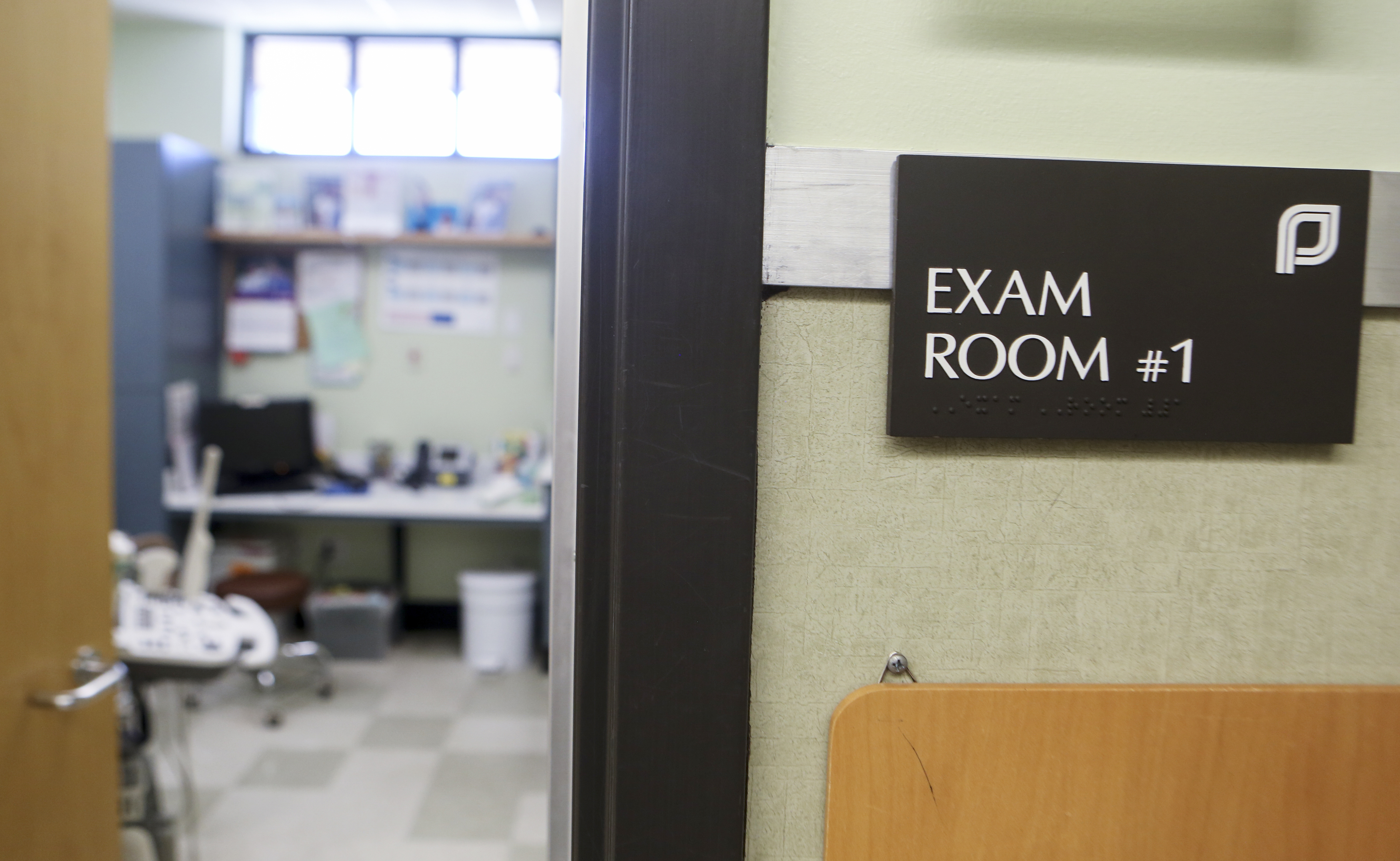 An exam room at the Planned Parenthood South Austin Health Center is shown in Austin