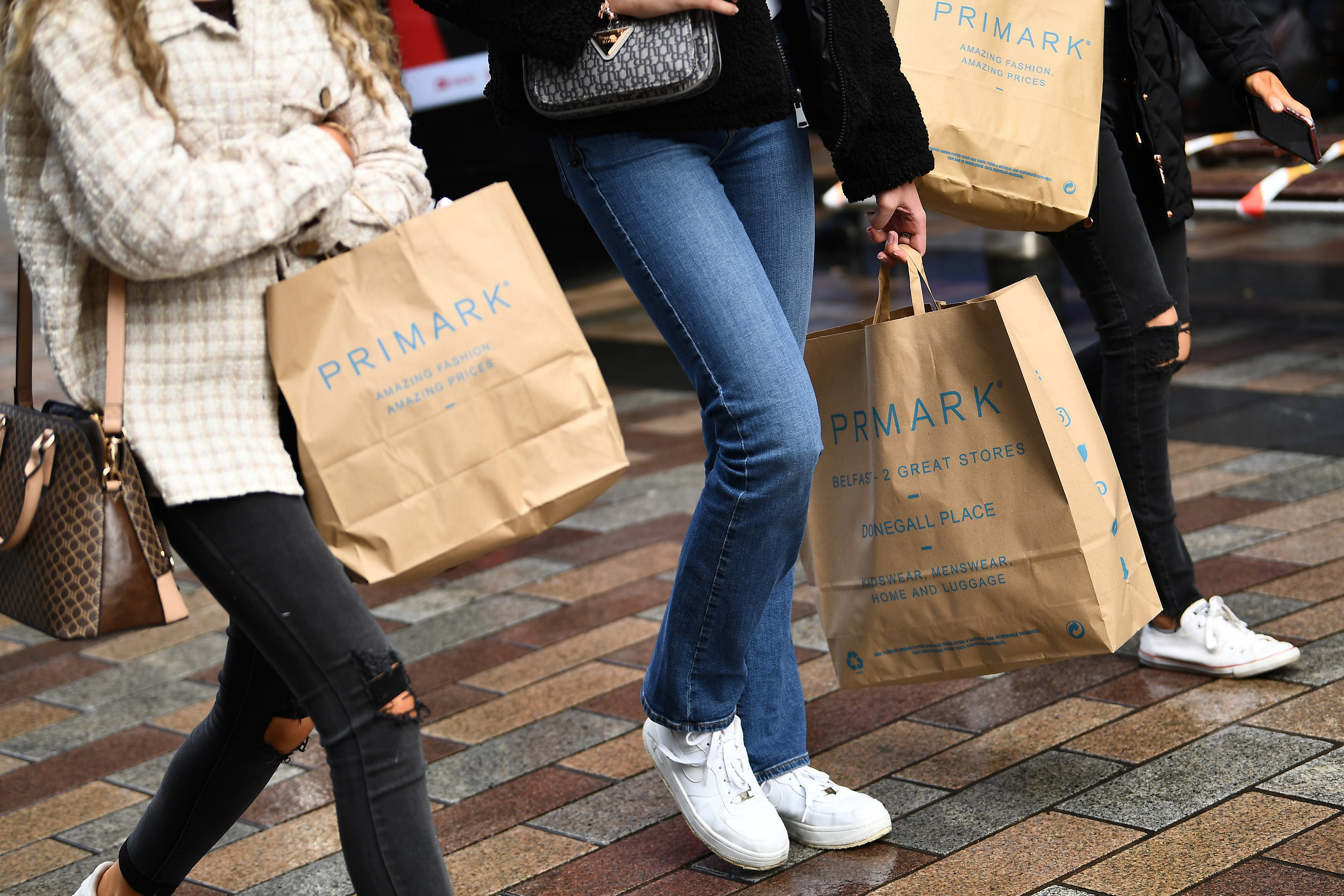 Retail shoppers in Belfast