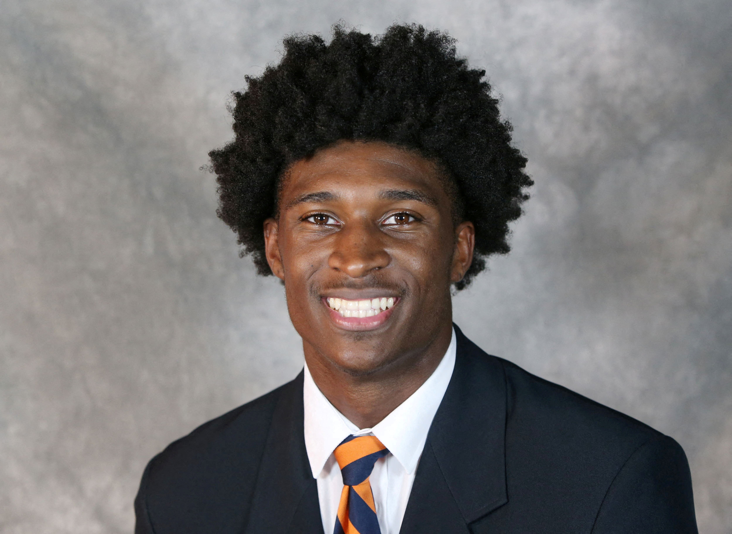 A handout picture shows college football player Lavel Davis Jr. who was killed in a shooting attack at the University of Virginia