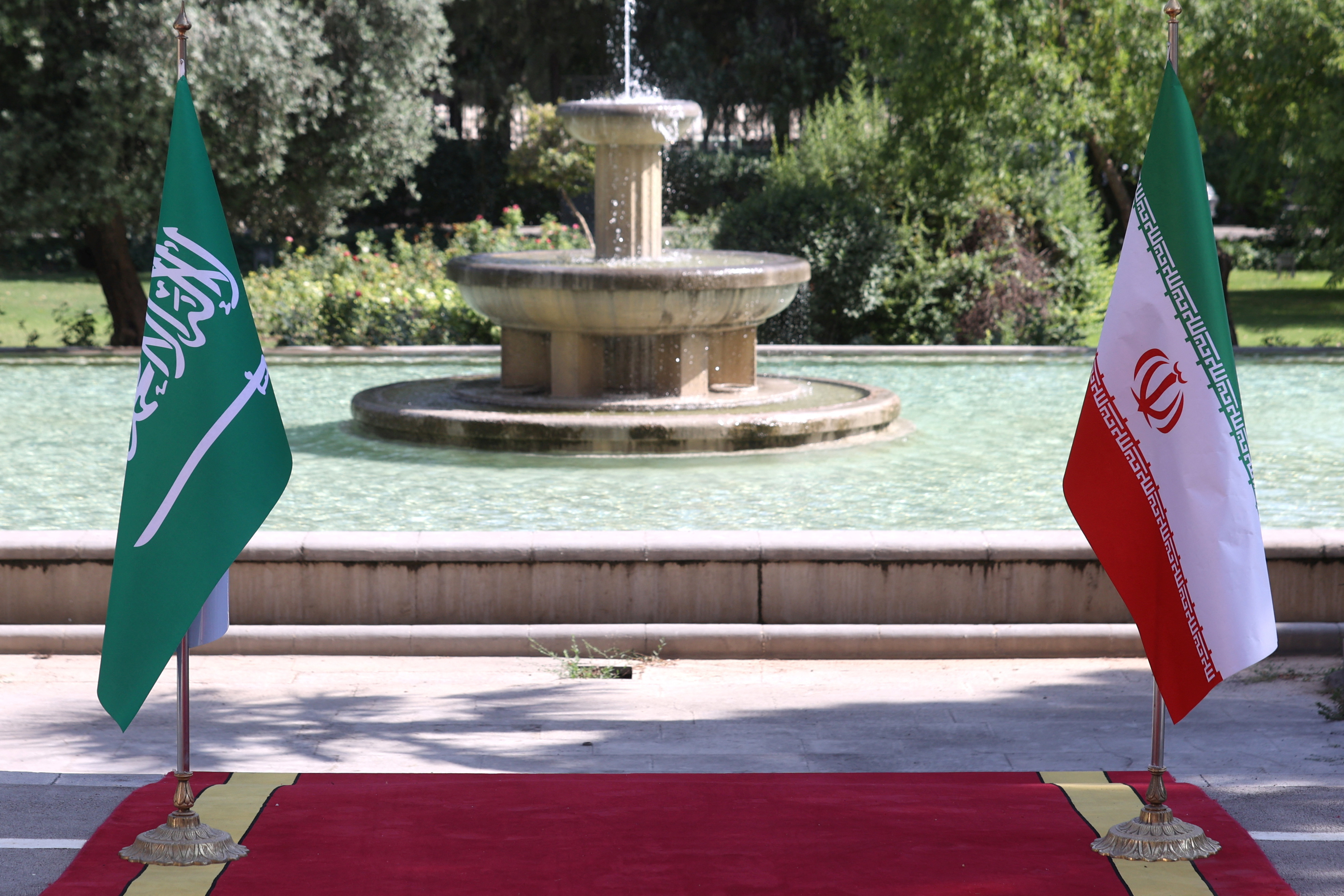 Iranian FM Hossein Amir-Abdollahian meets with Saudi Arabia's FM Prince Faisal bin Farhan Al Saud in Tehran