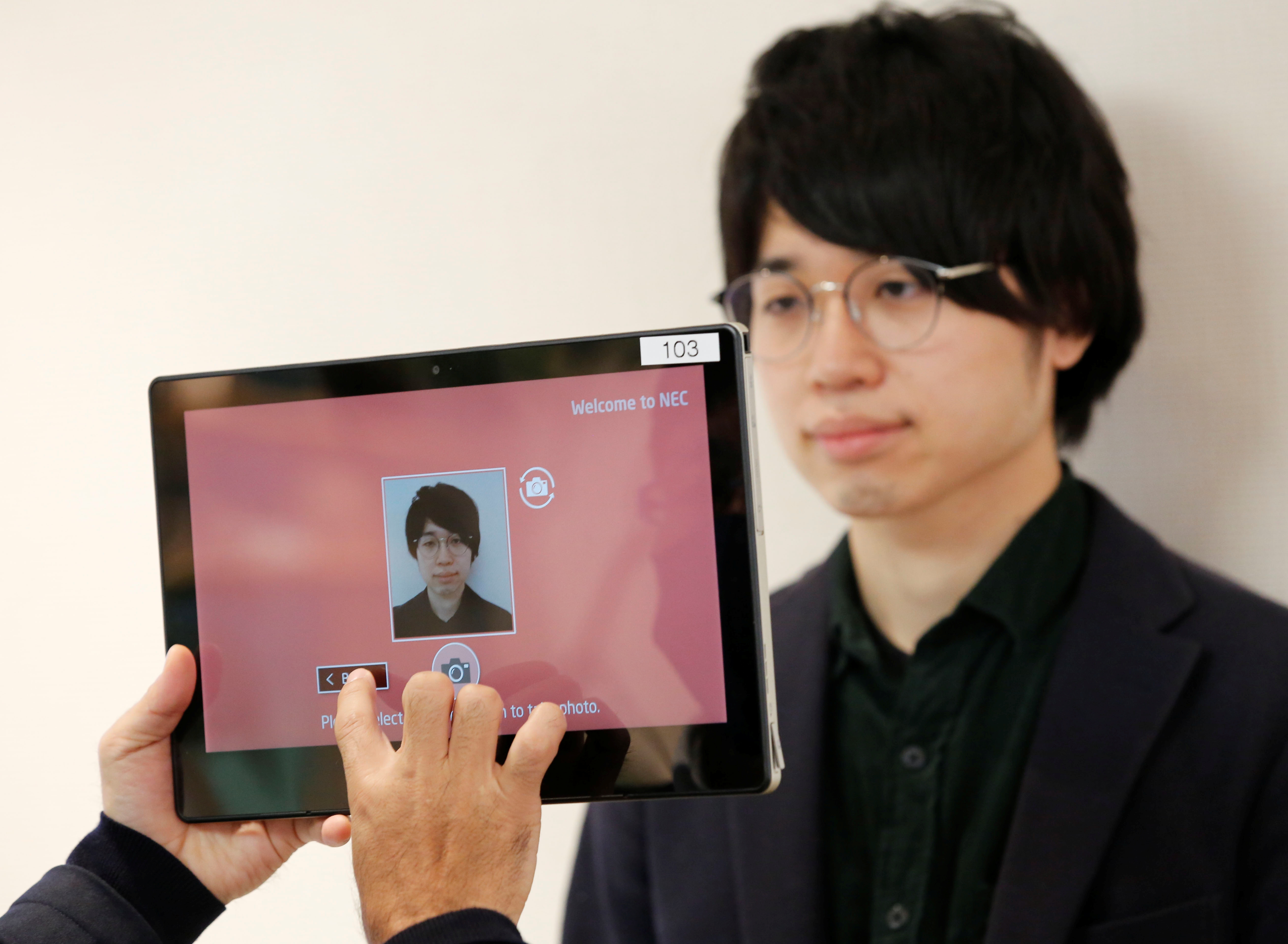 Japan's NEC Corp launches a facial recognition system that identifies people even when they are wearing masks amid the coronavirus disease (COVID-19) outbreak