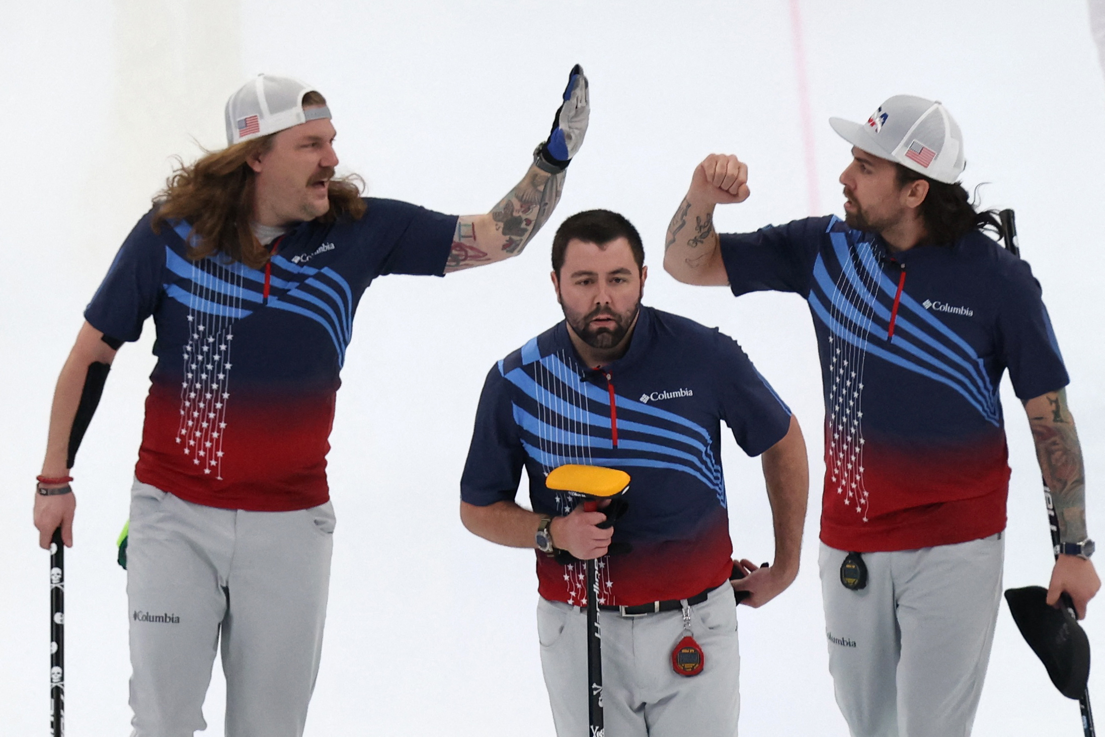 Curling Reigning Champions U S Off To Winning Start In Men S Event Reuters