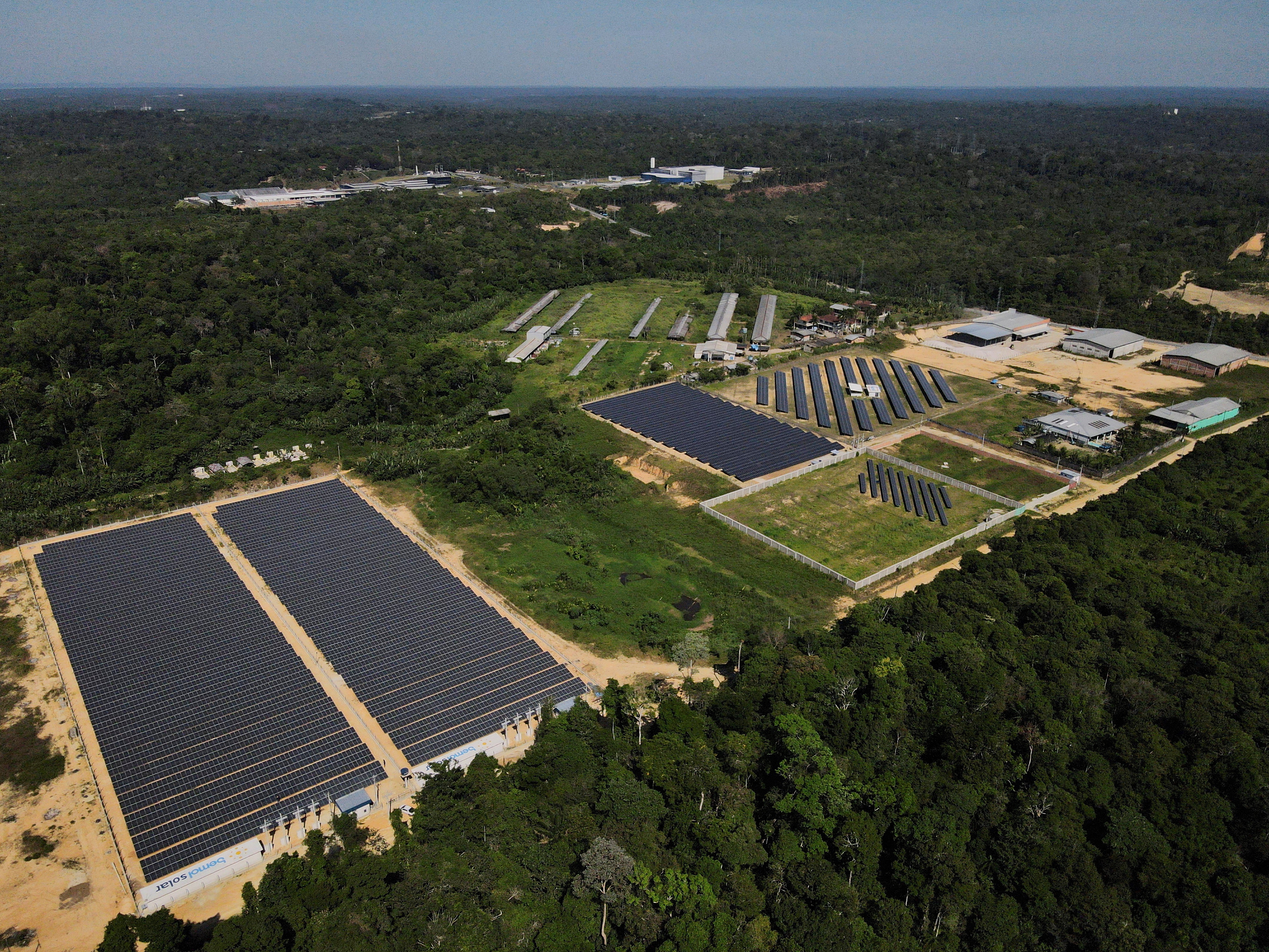 Solar plant is a sustainable option that helps Brazilians save on energy bills, in Manaus