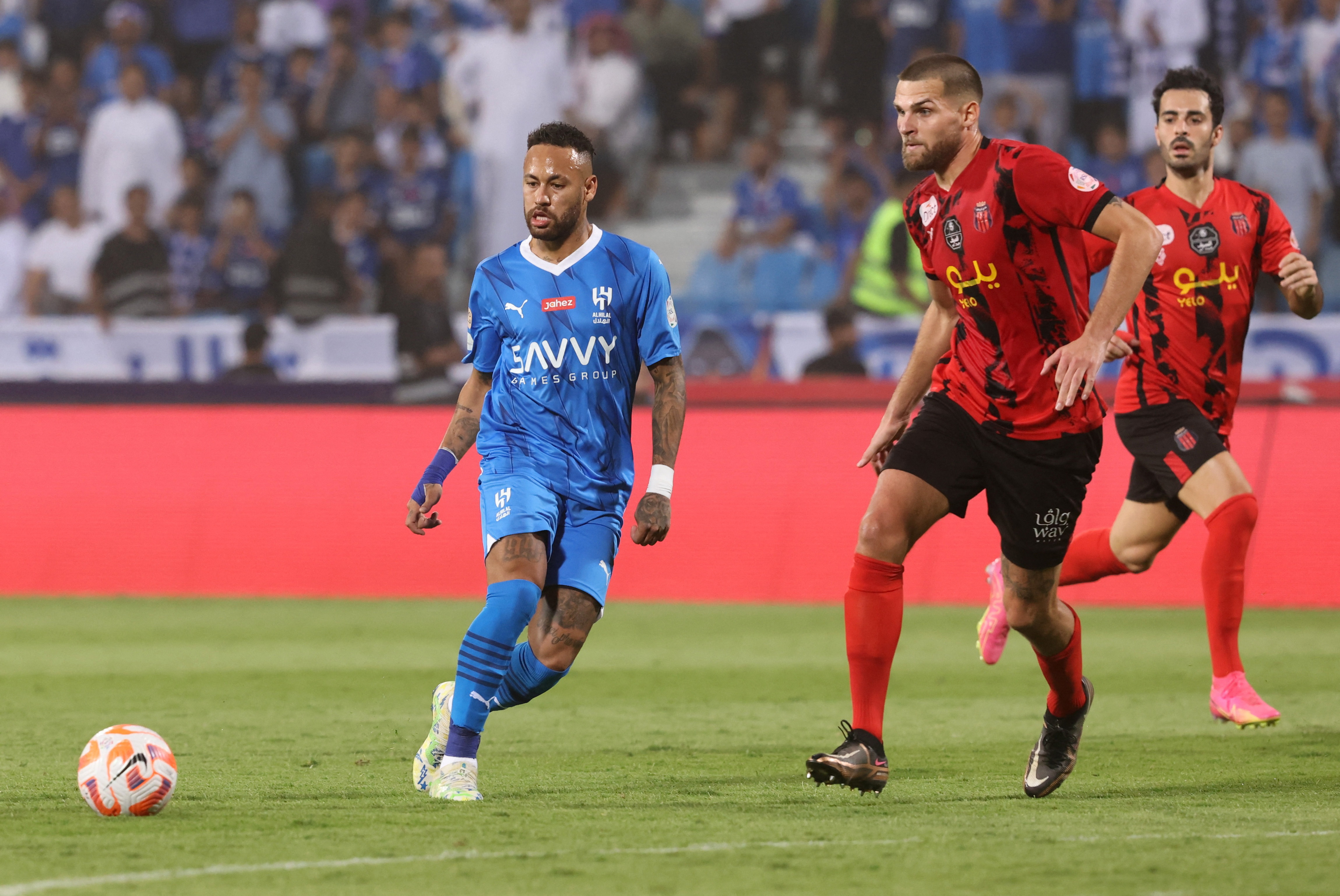 Neymar loses cool on AFC Champions League debut for Al-Hilal