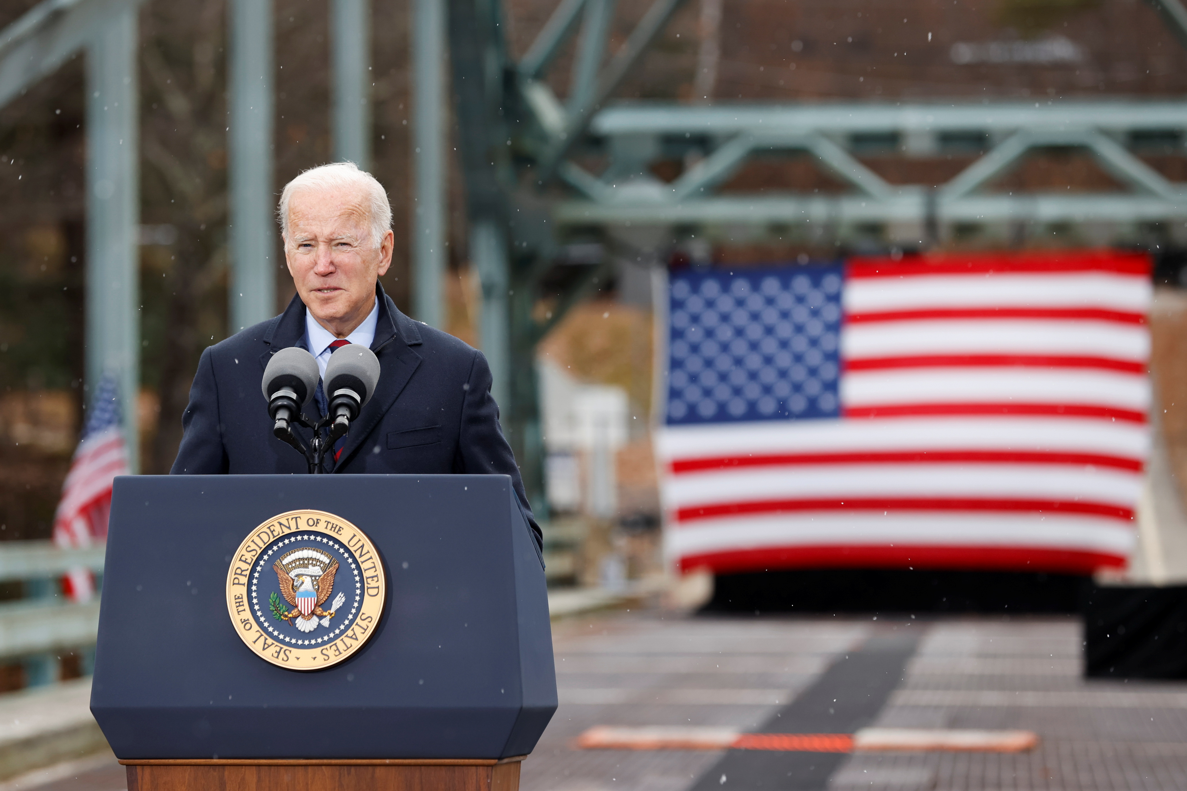 U.S. President Biden travels to New Hampshire