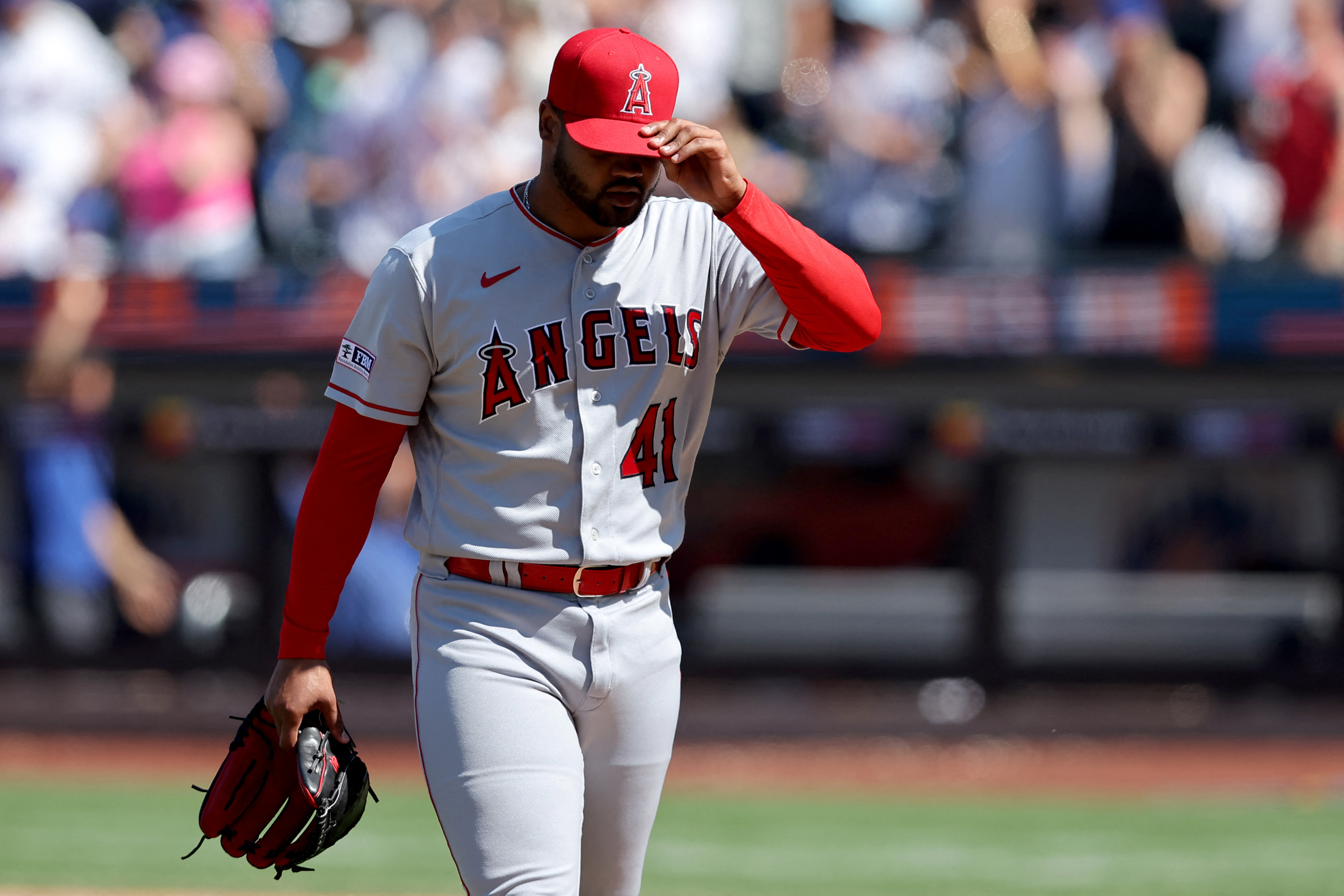 Rafael Ortega hits walk-off single against Angels as David Peterson turns  in best outing for Mets this season, National Sports