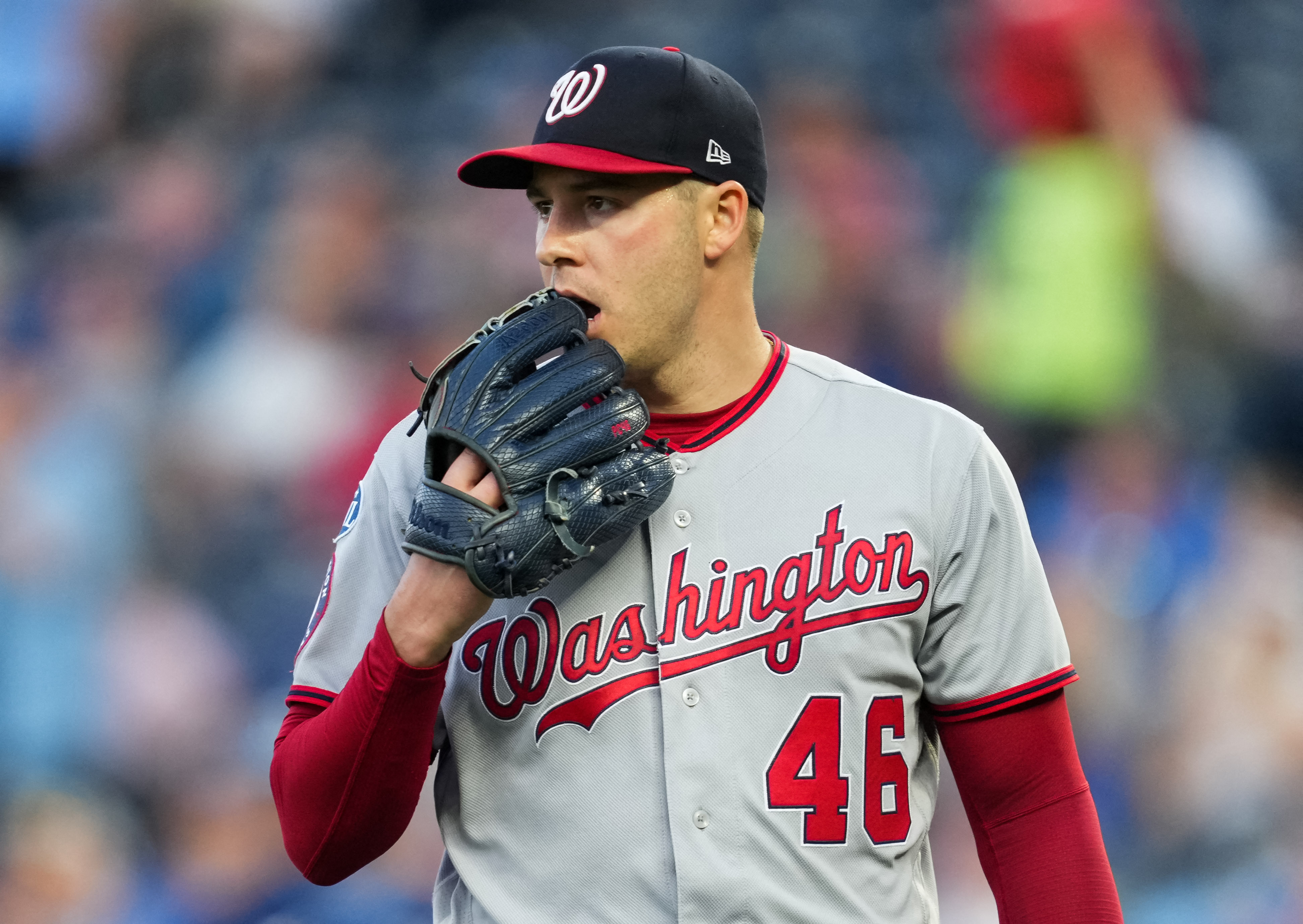 Luis García records the second 6-hit game in @Nationals history