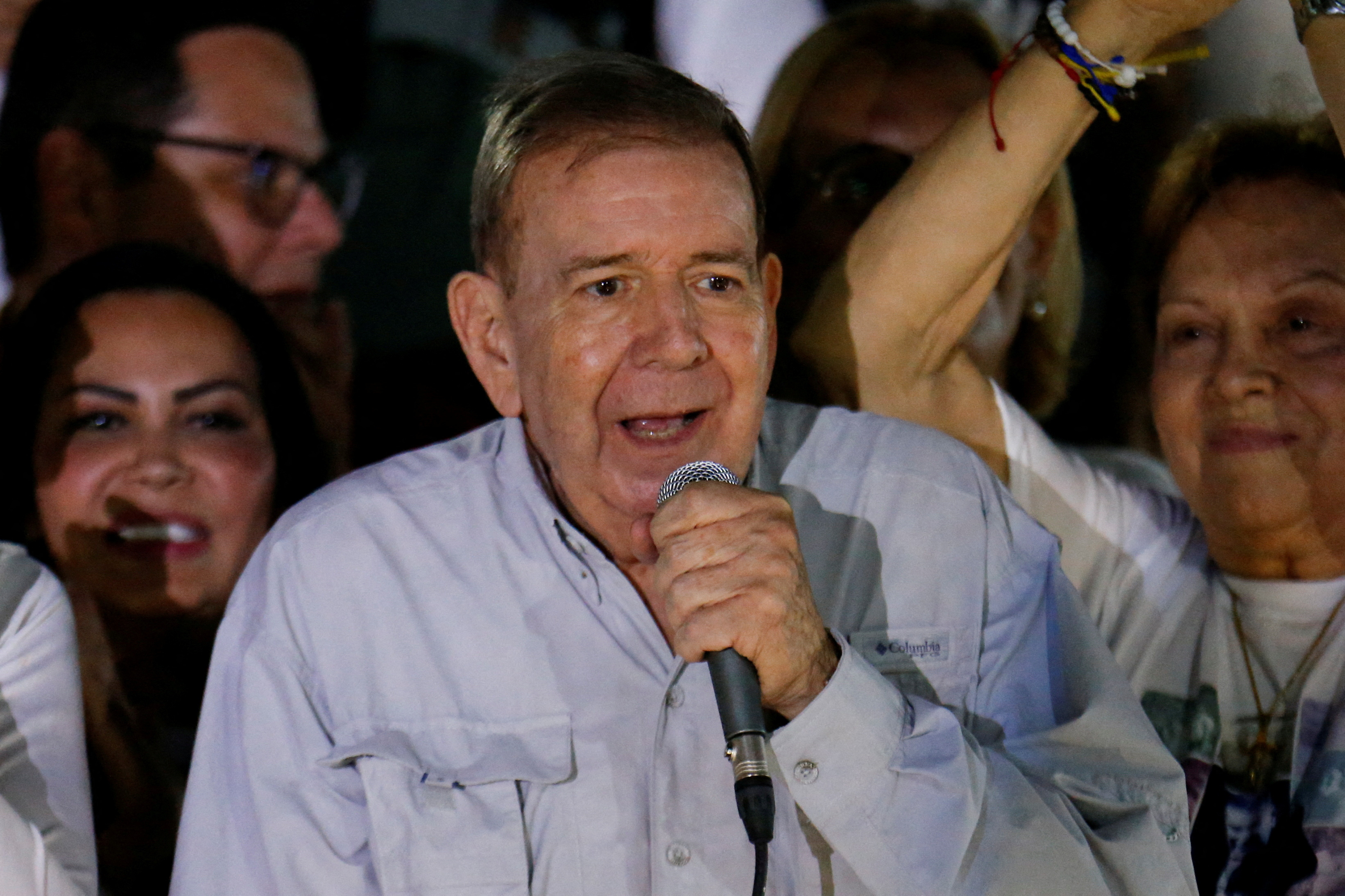 Venezuela's opposition presidential candidate Edmundo Gonzalez and opposition leader Maria Corina Machado campaign in Caracas