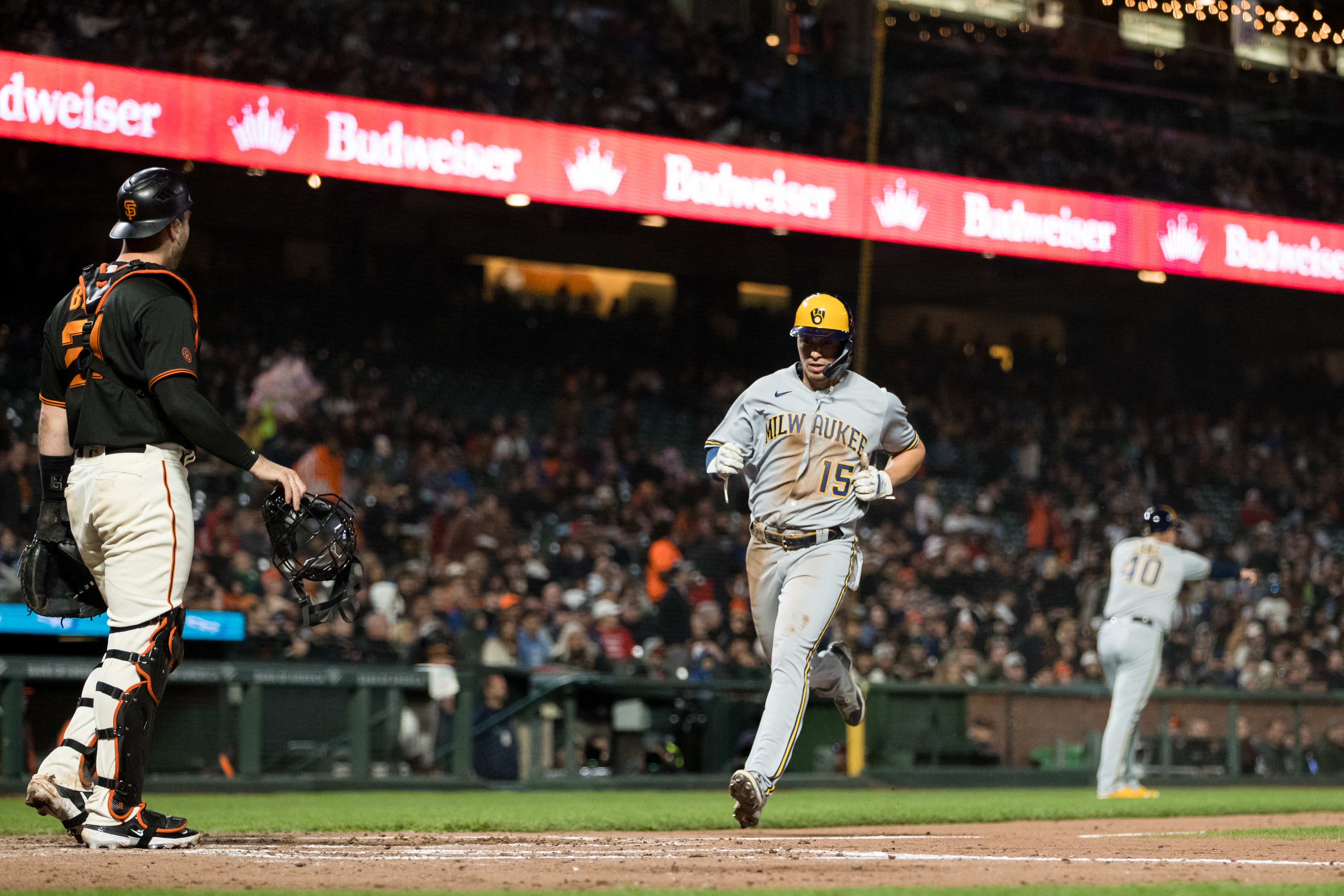 Joc Pederson tags Corbin Burnes again as Giants edge Brewers