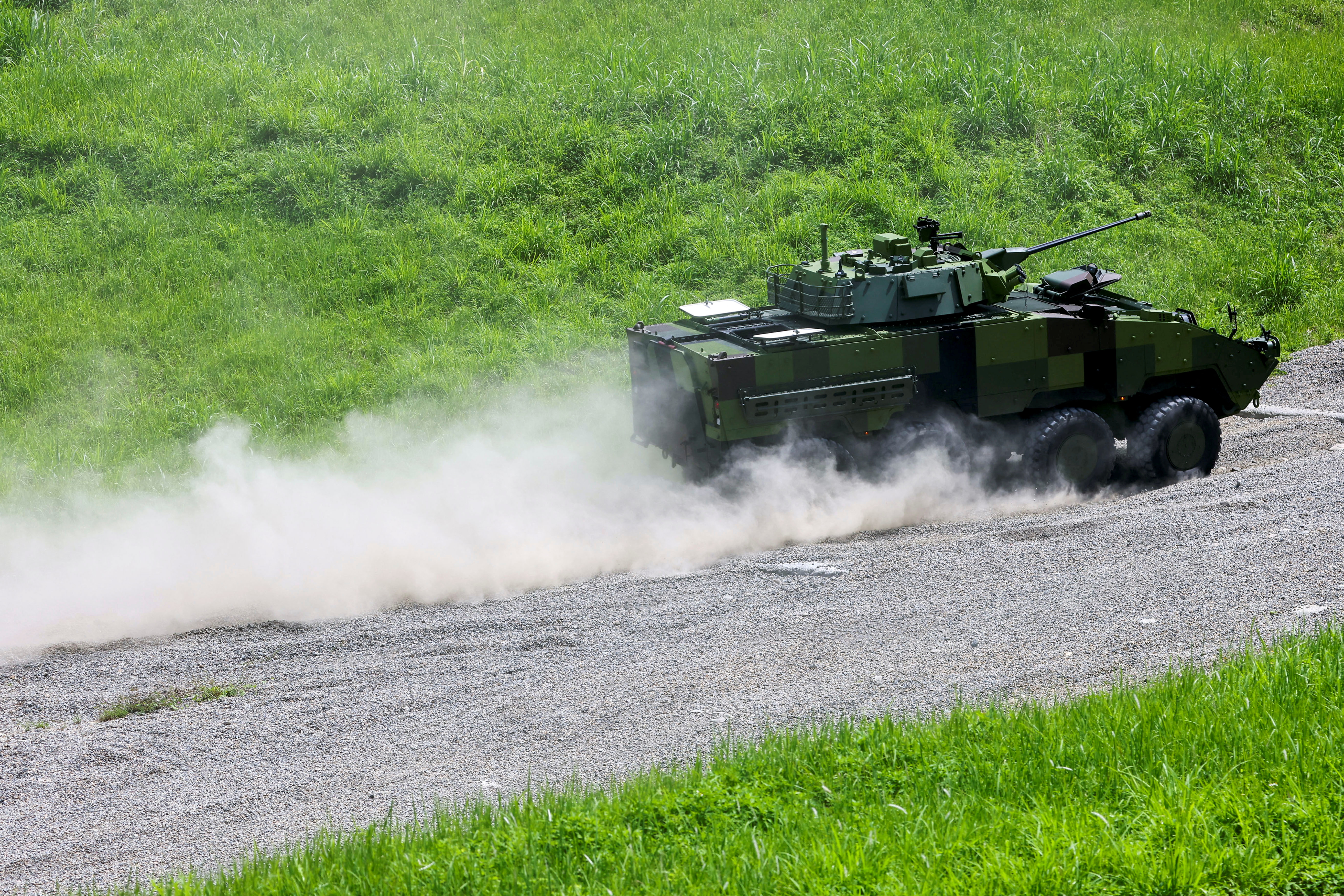 Taiwan military's latest armoured vehicle the CM-34 